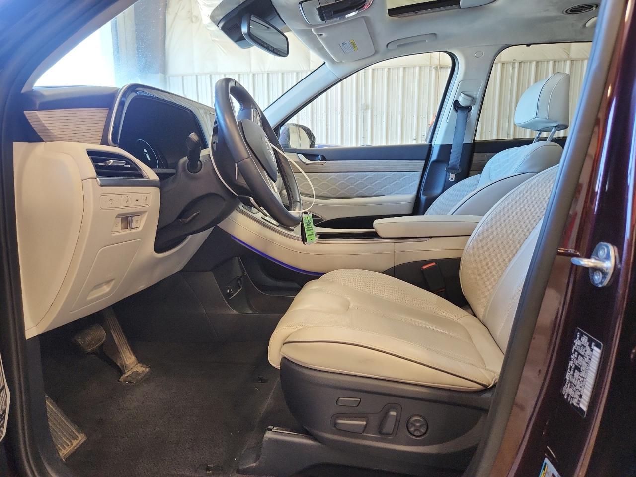 2022 Hyundai Palisade Calligraphy Burgundy vin: KM8R7DHE9NU336123