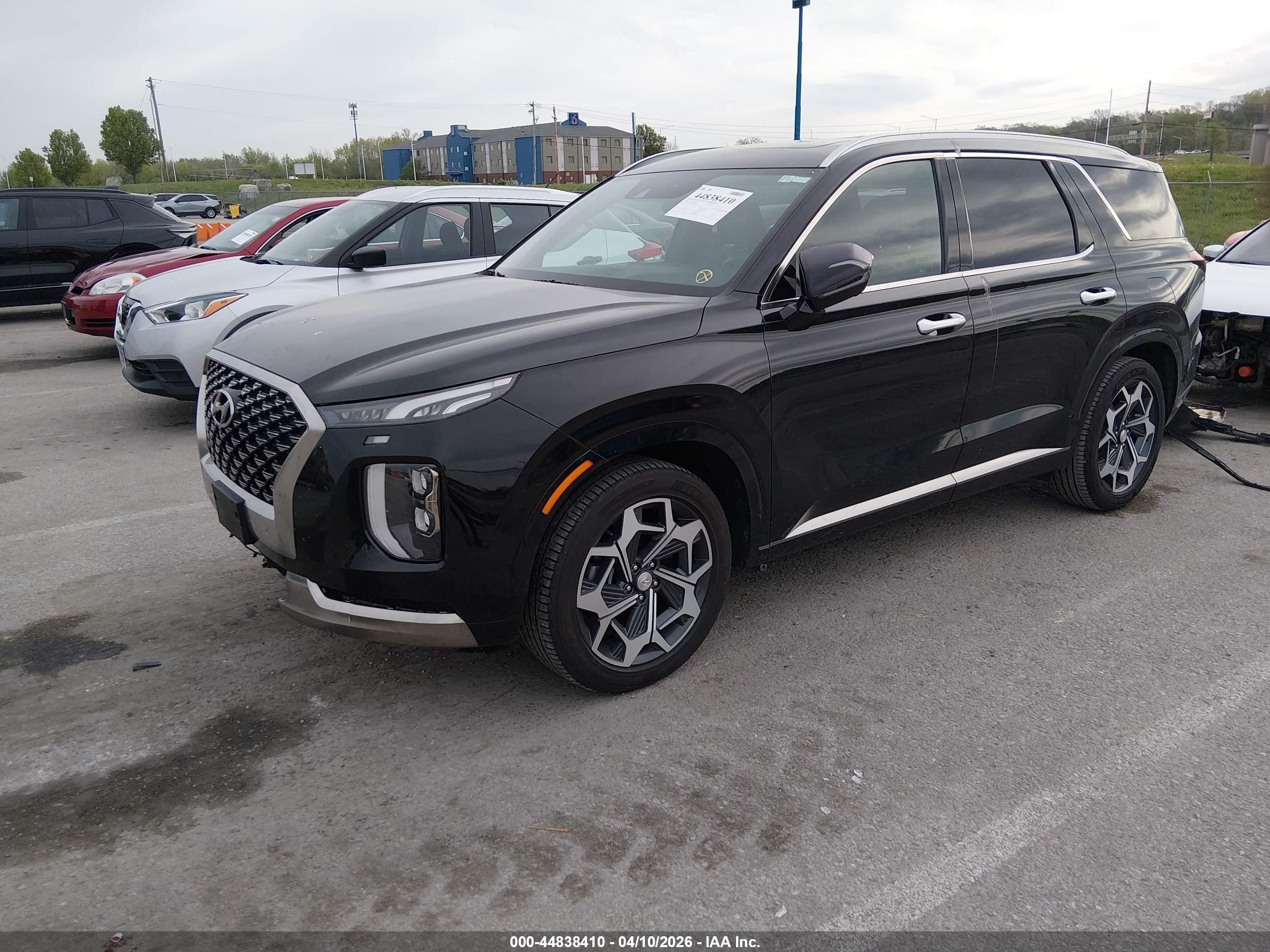 2022 Hyundai Palisade Calligraphy Black vin: KM8R7DHEXNU388649