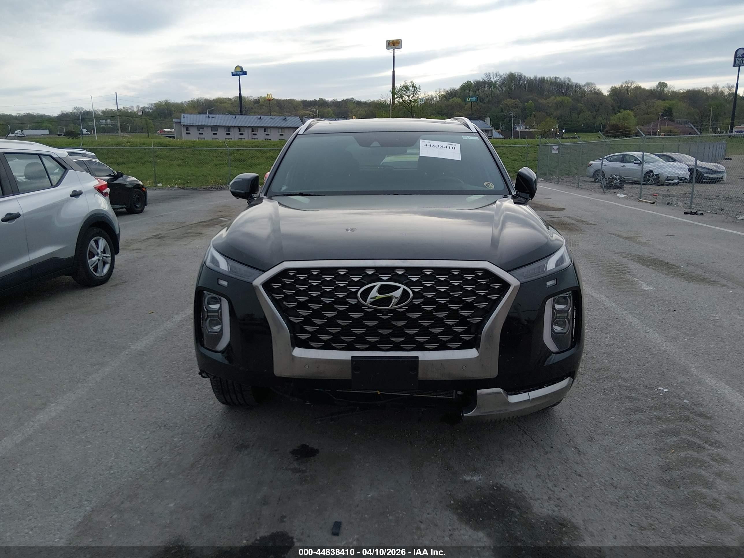 2022 Hyundai Palisade Calligraphy Black vin: KM8R7DHEXNU388649