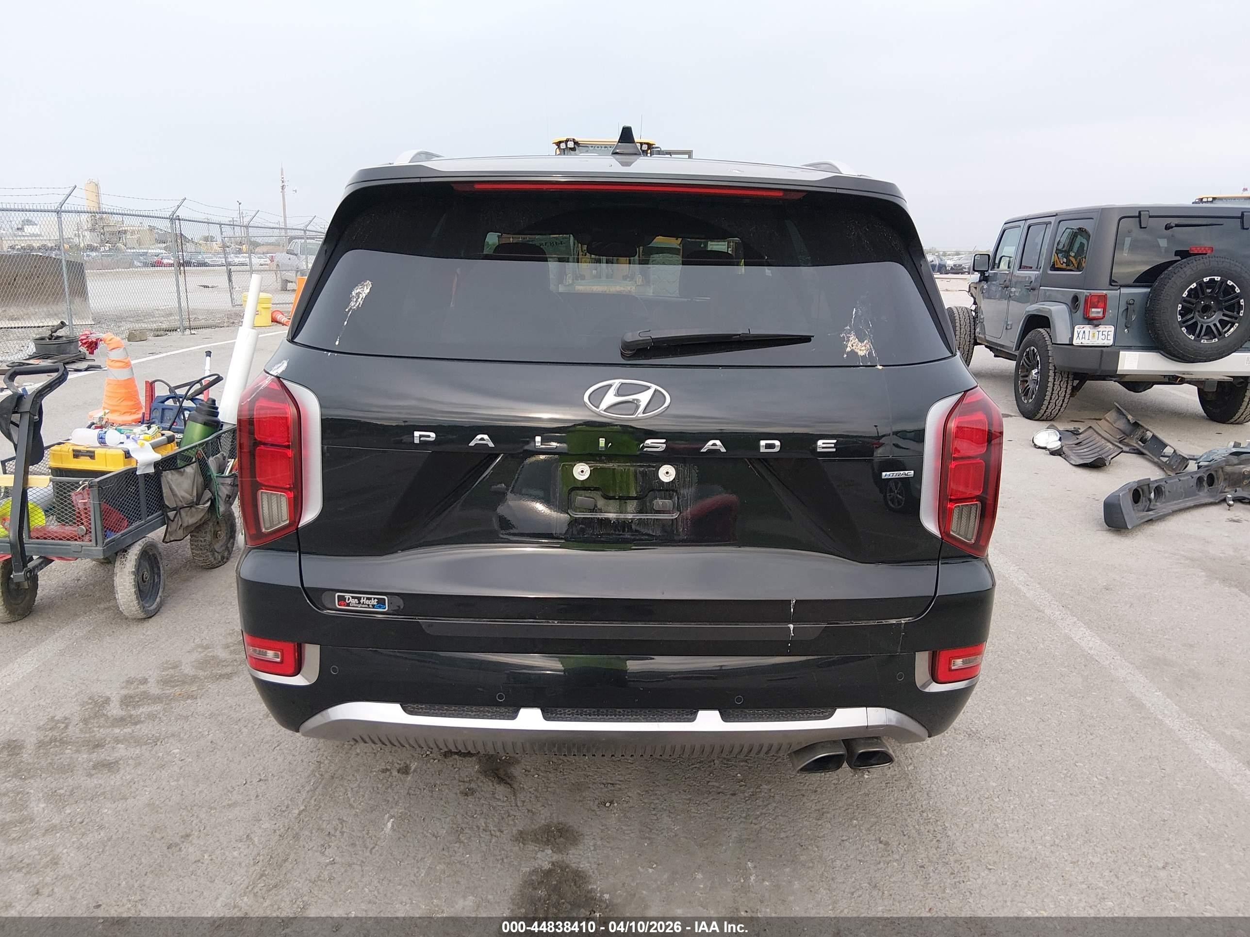2022 Hyundai Palisade Calligraphy Black vin: KM8R7DHEXNU388649