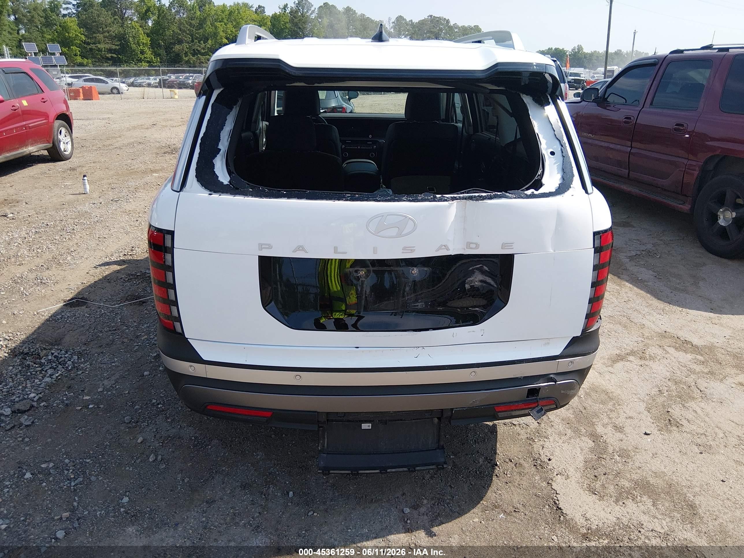 2026 Hyundai Palisade Sel 7p White vin: KM8RL5S22TU101124