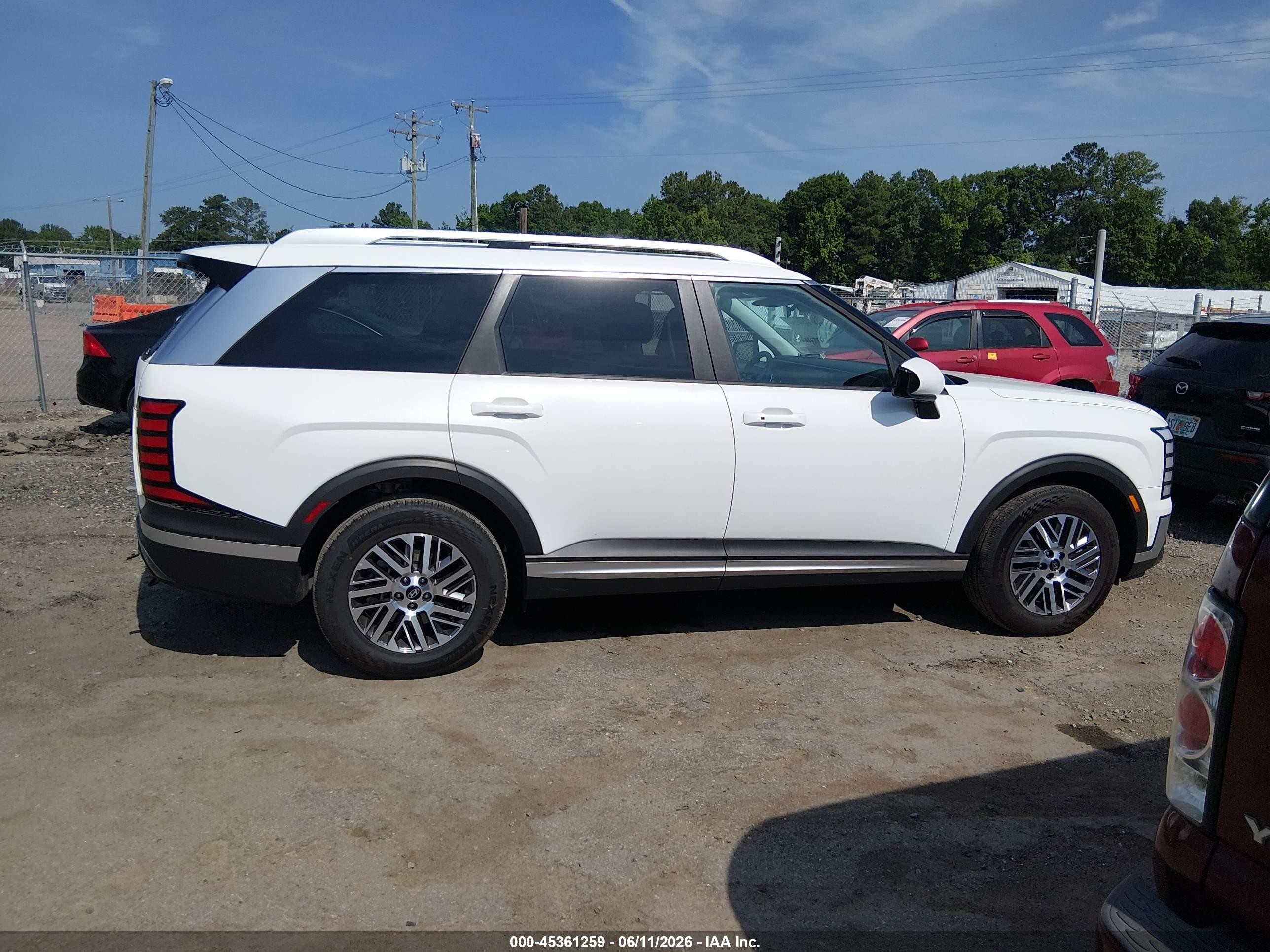 2026 Hyundai Palisade Sel 7p White vin: KM8RL5S22TU101124
