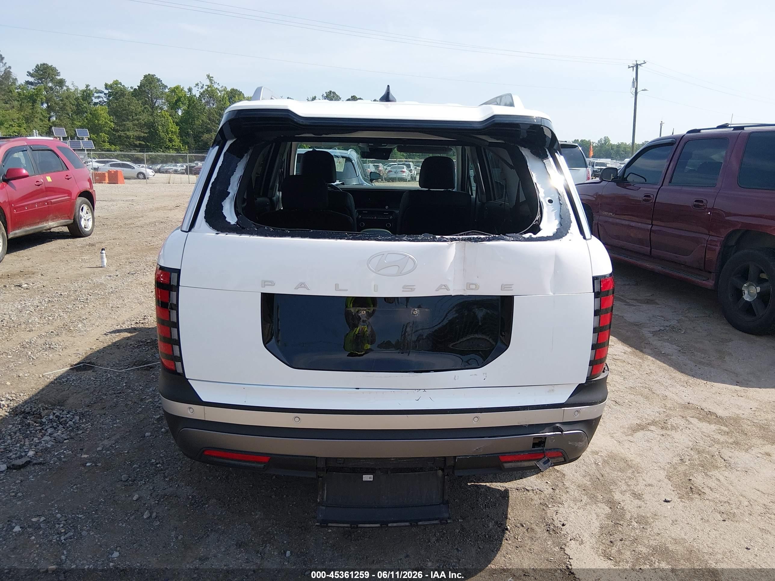 2026 Hyundai Palisade Sel 7p White vin: KM8RL5S22TU101124
