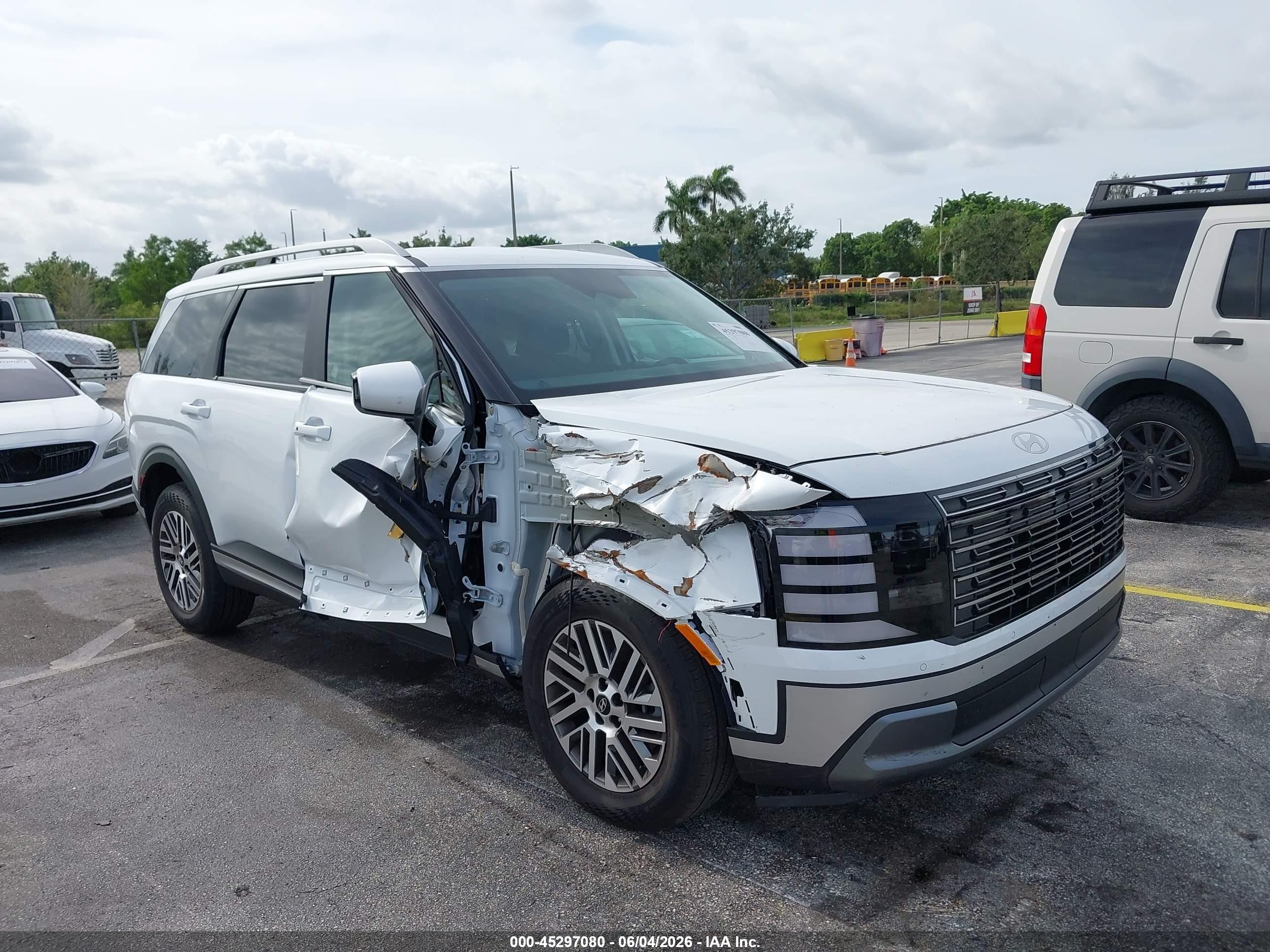 2026 Hyundai Palisade Sel 7p Белый vin: KM8RL5S2XTU098506