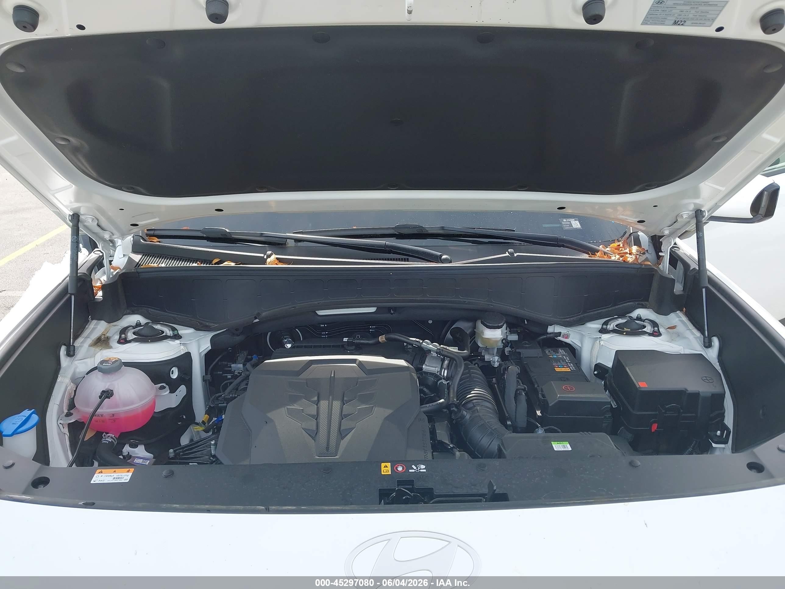 2026 Hyundai Palisade Sel 7p Белый vin: KM8RL5S2XTU098506