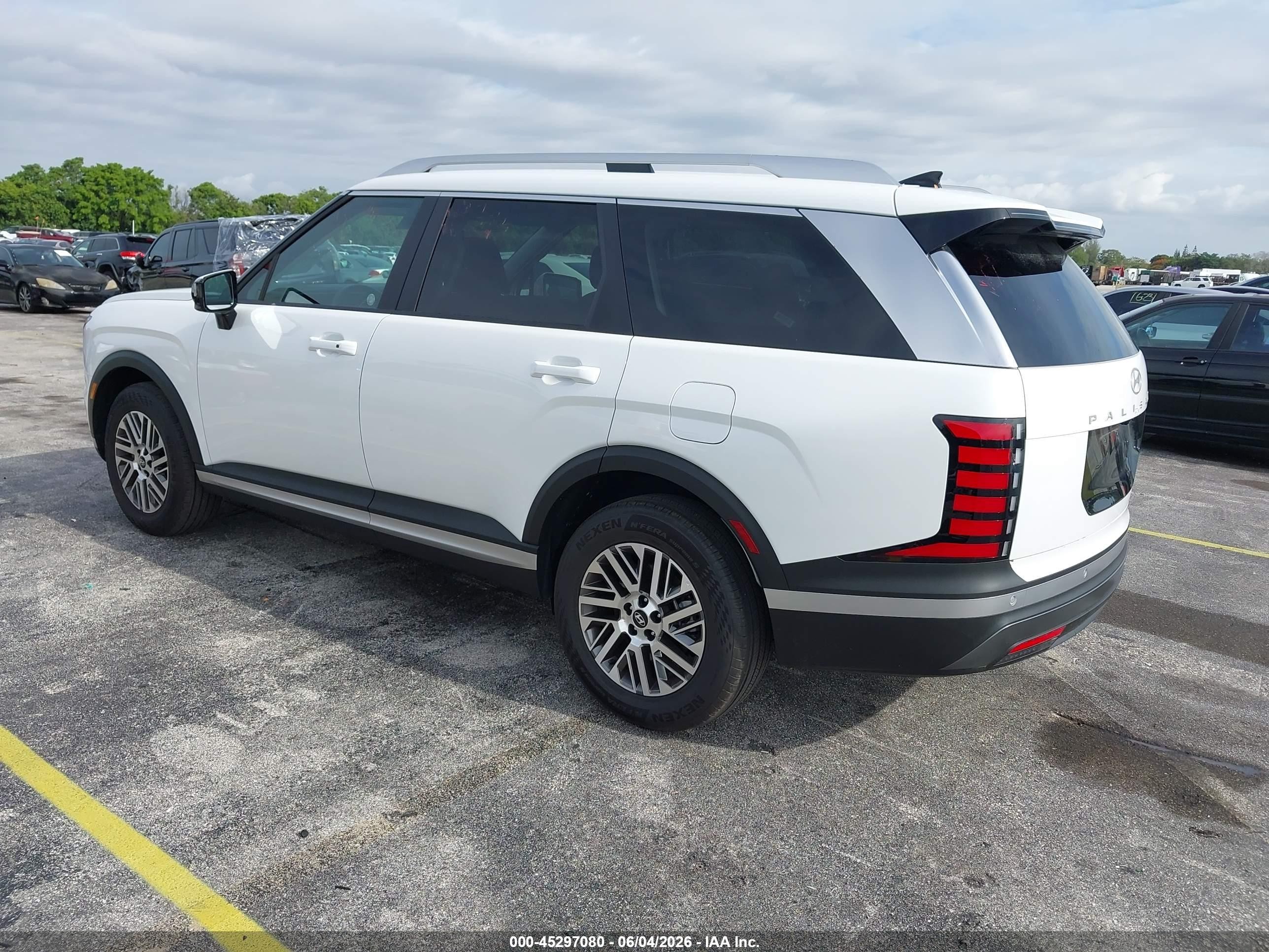 2026 Hyundai Palisade Sel 7p Белый vin: KM8RL5S2XTU098506