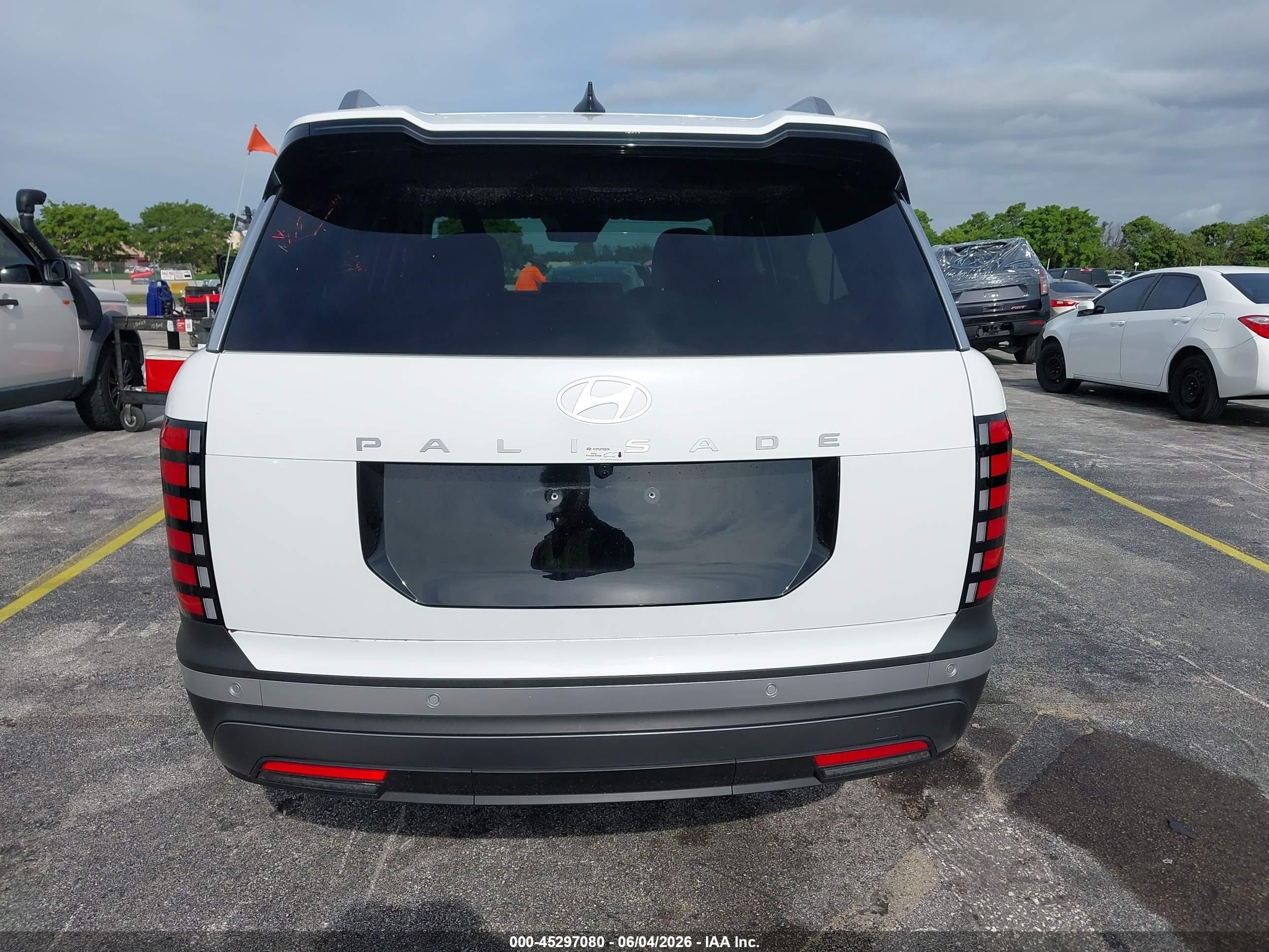 2026 Hyundai Palisade Sel 7p Белый vin: KM8RL5S2XTU098506