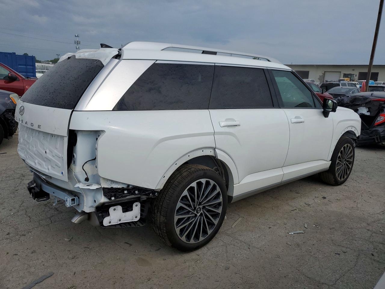 2026 Hyundai Palisade Calligraphy White vin: KM8RMES22TU096472