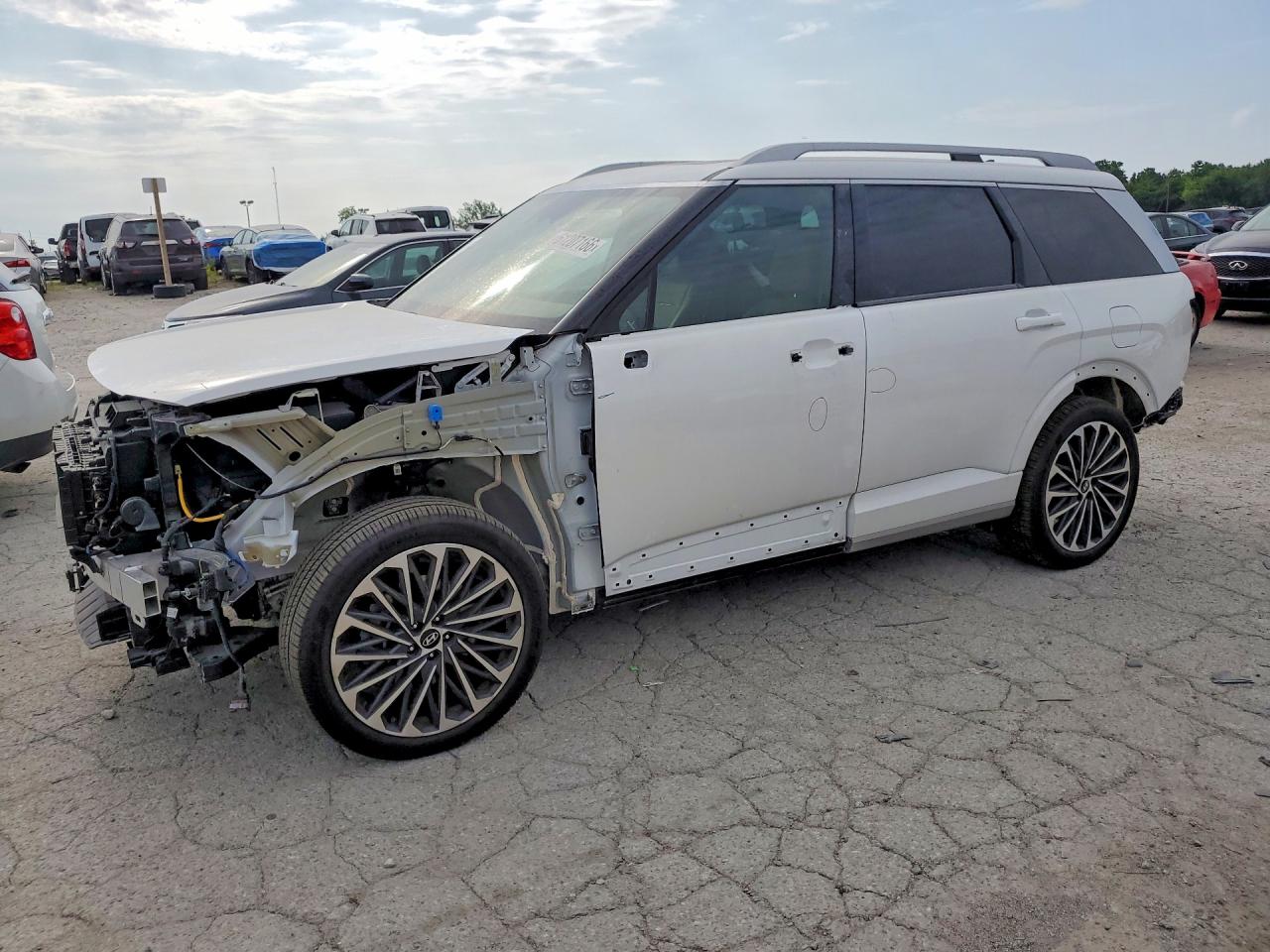 2026 Hyundai Palisade Calligraphy White vin: KM8RMES22TU096472