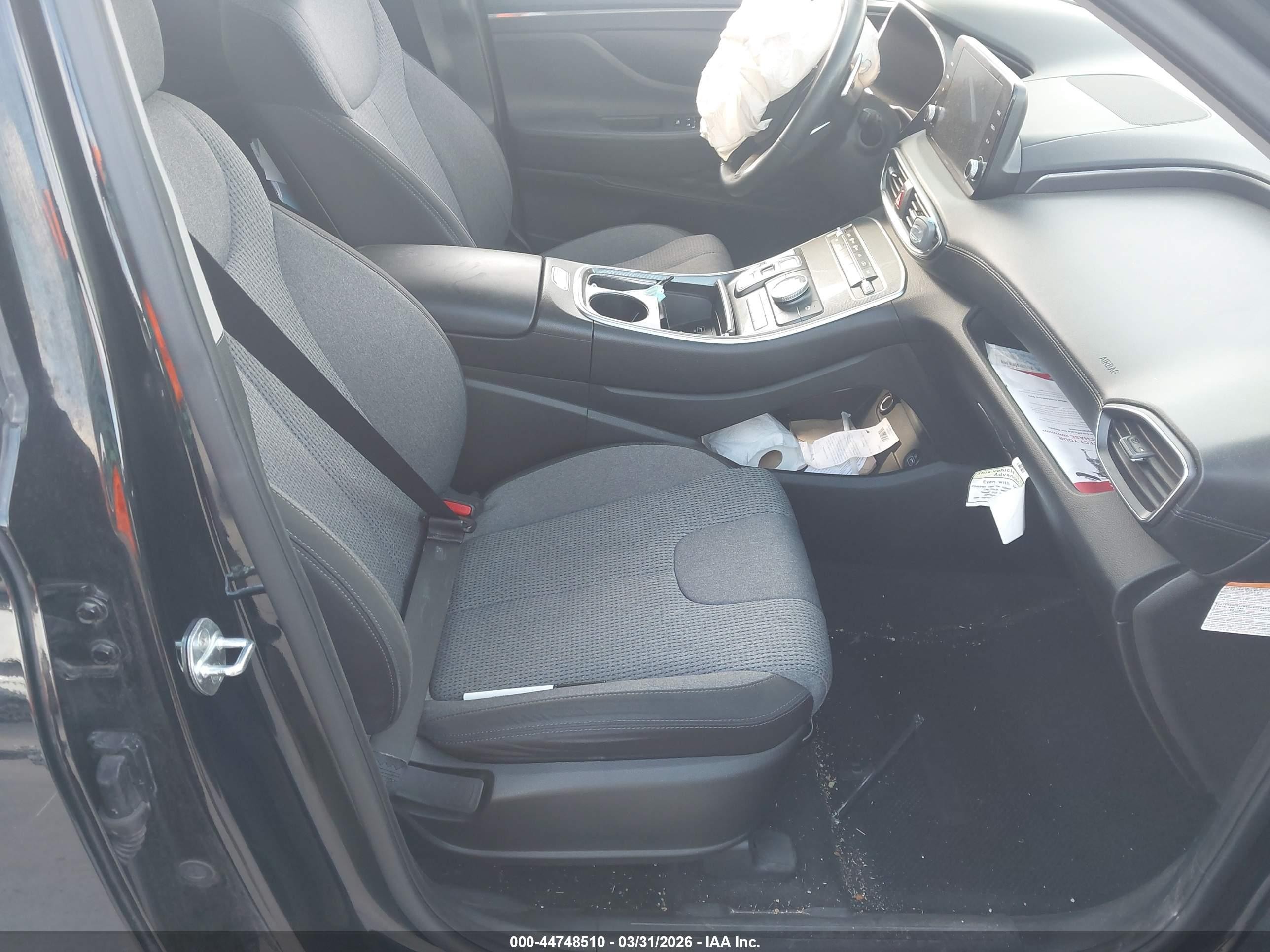2021 Hyundai Santa Fe Hybrid Blue Черный vin: KM8S2DA13MU013210