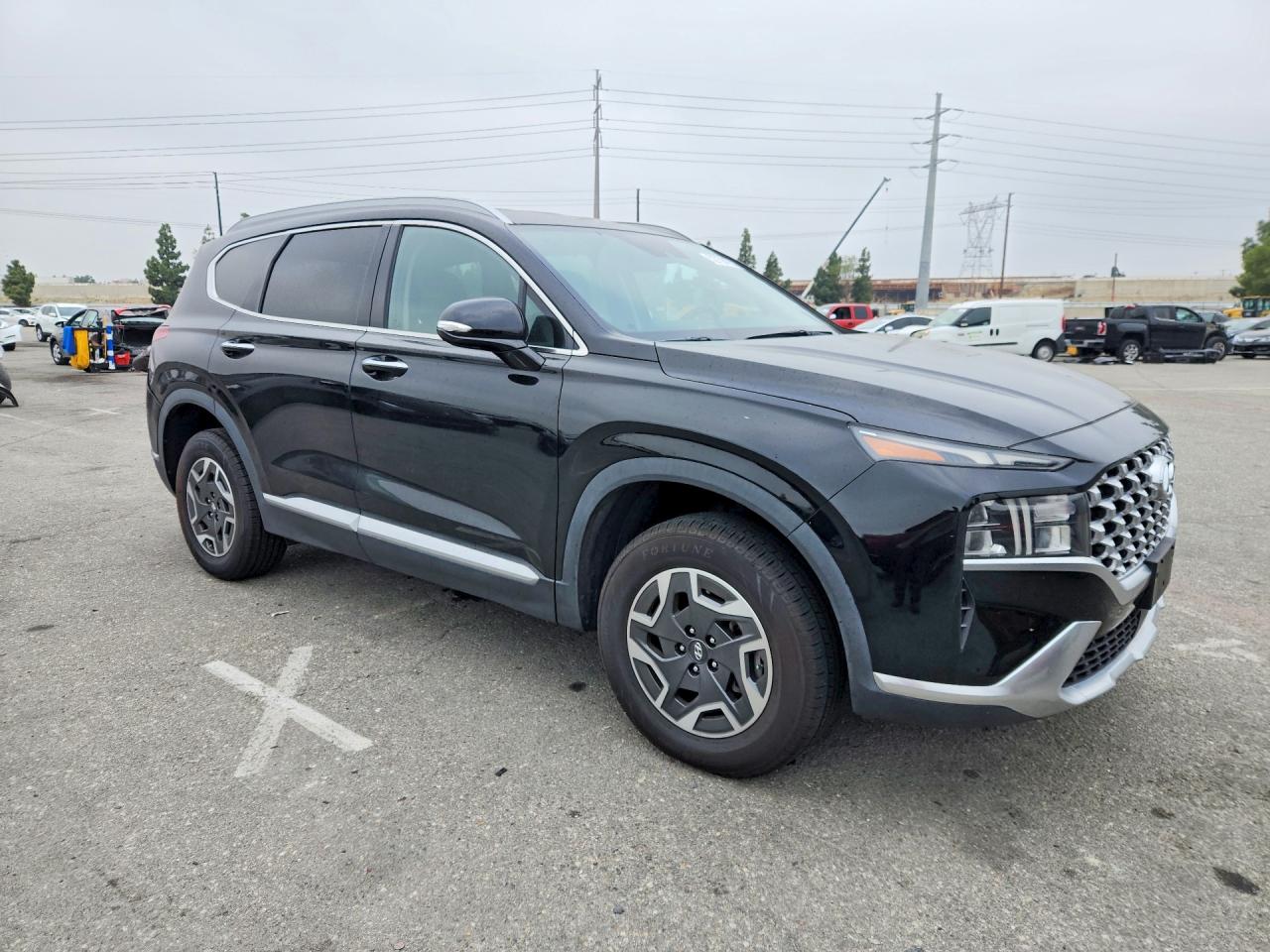 2021 Hyundai Santa Fe Blue Черный vin: KM8S2DA1XMU006304