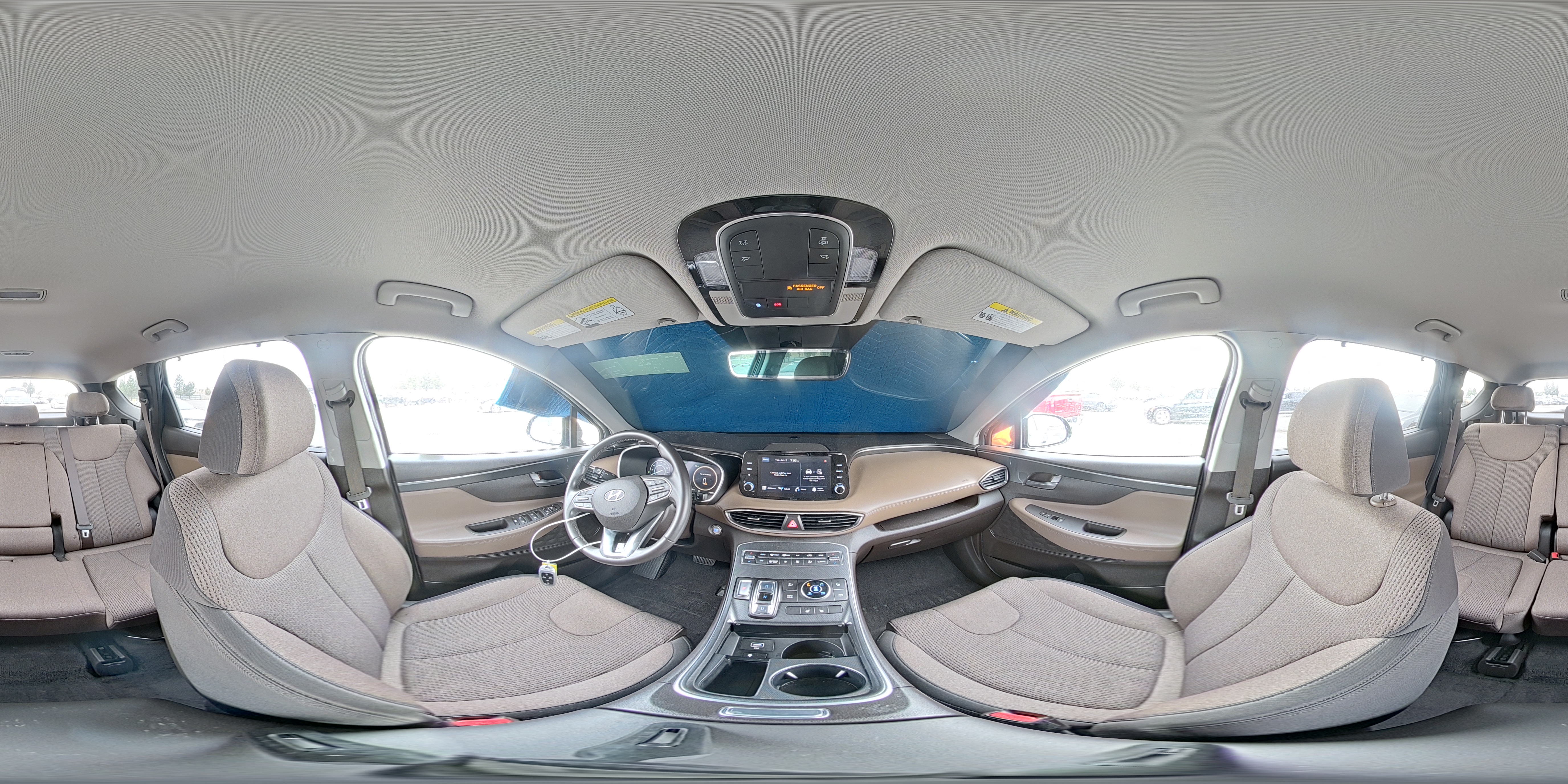 2021 Hyundai Santa Fe Blue Черный vin: KM8S2DA1XMU006304