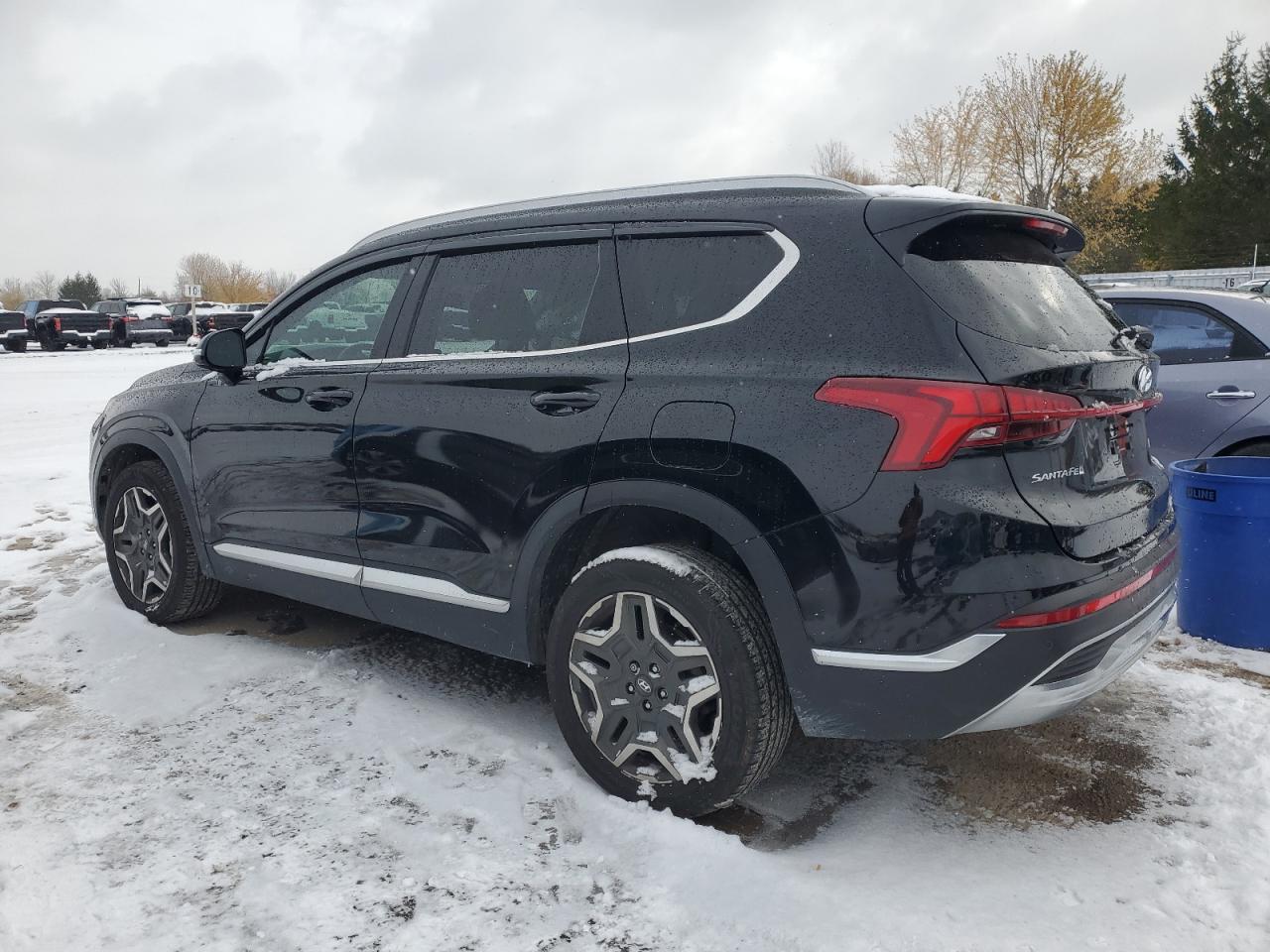 2021 Hyundai Santa Fe Sel Premium Черный vin: KM8S3DA10MU005255
