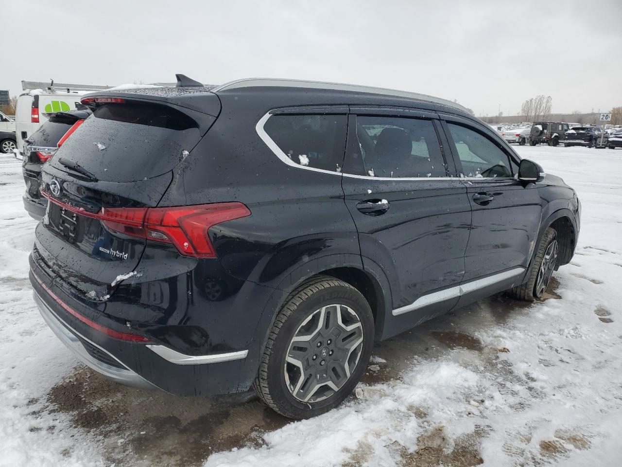 2021 Hyundai Santa Fe Sel Premium Черный vin: KM8S3DA10MU005255