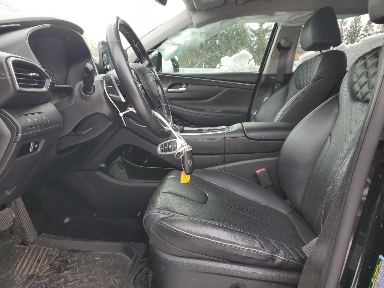 2021 Hyundai Santa Fe Sel Premium Черный vin: KM8S3DA10MU005255