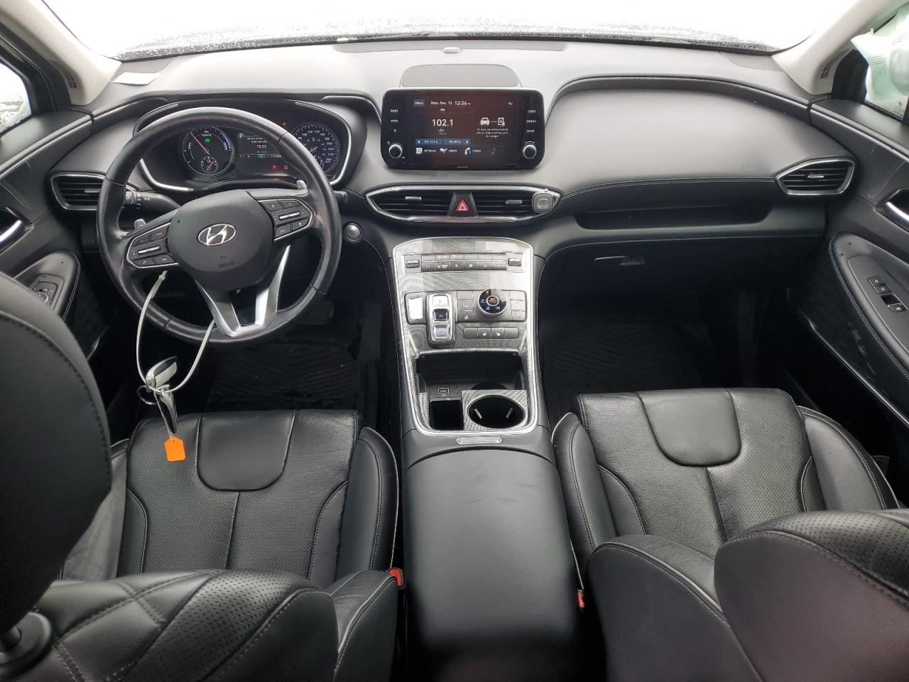 2021 Hyundai Santa Fe Sel Premium Черный vin: KM8S3DA10MU005255