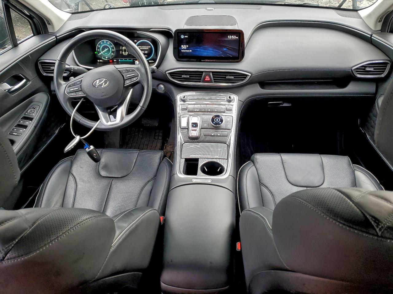 2021 Hyundai Santa Fe Sel Premium Black vin: KM8S3DA18MU011952