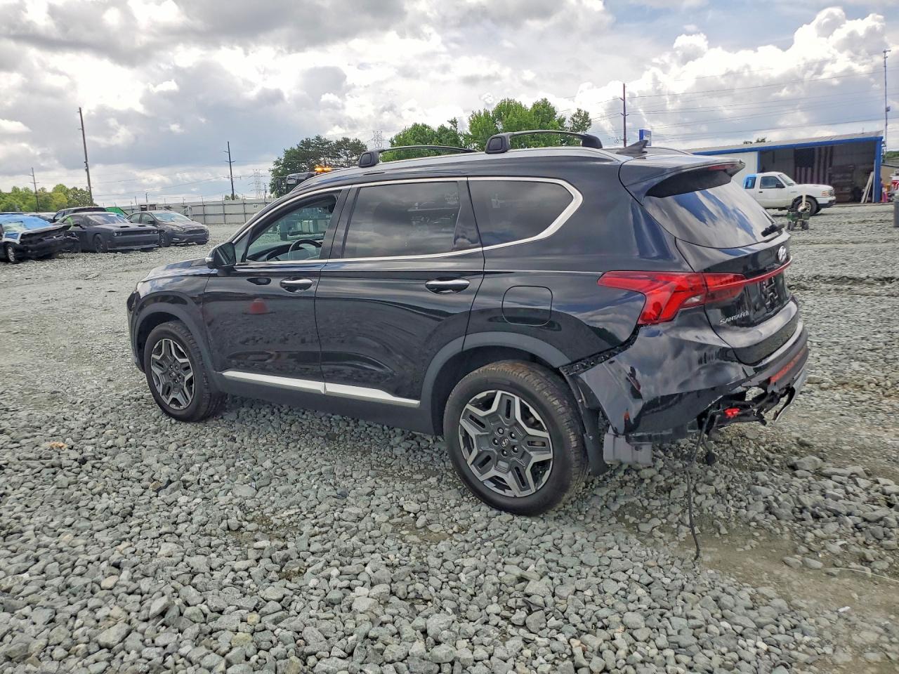 2021 Hyundai Santa Fe Limited Black vin: KM8S5DA11MU012547