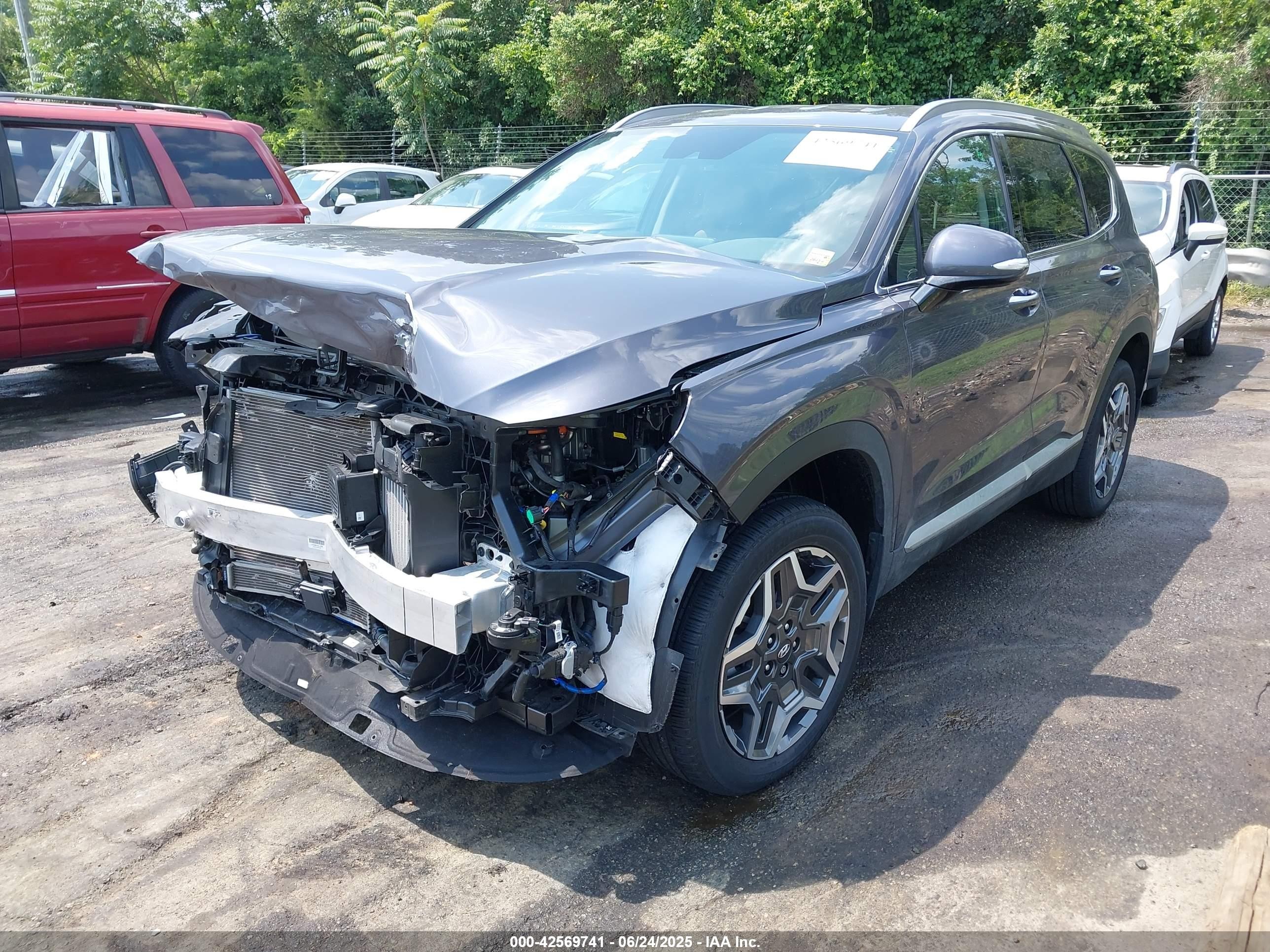 2022 Hyundai Santa Fe Plug-in Hybrid Sel Convenience Gray vin: KM8S6DA25NU045560