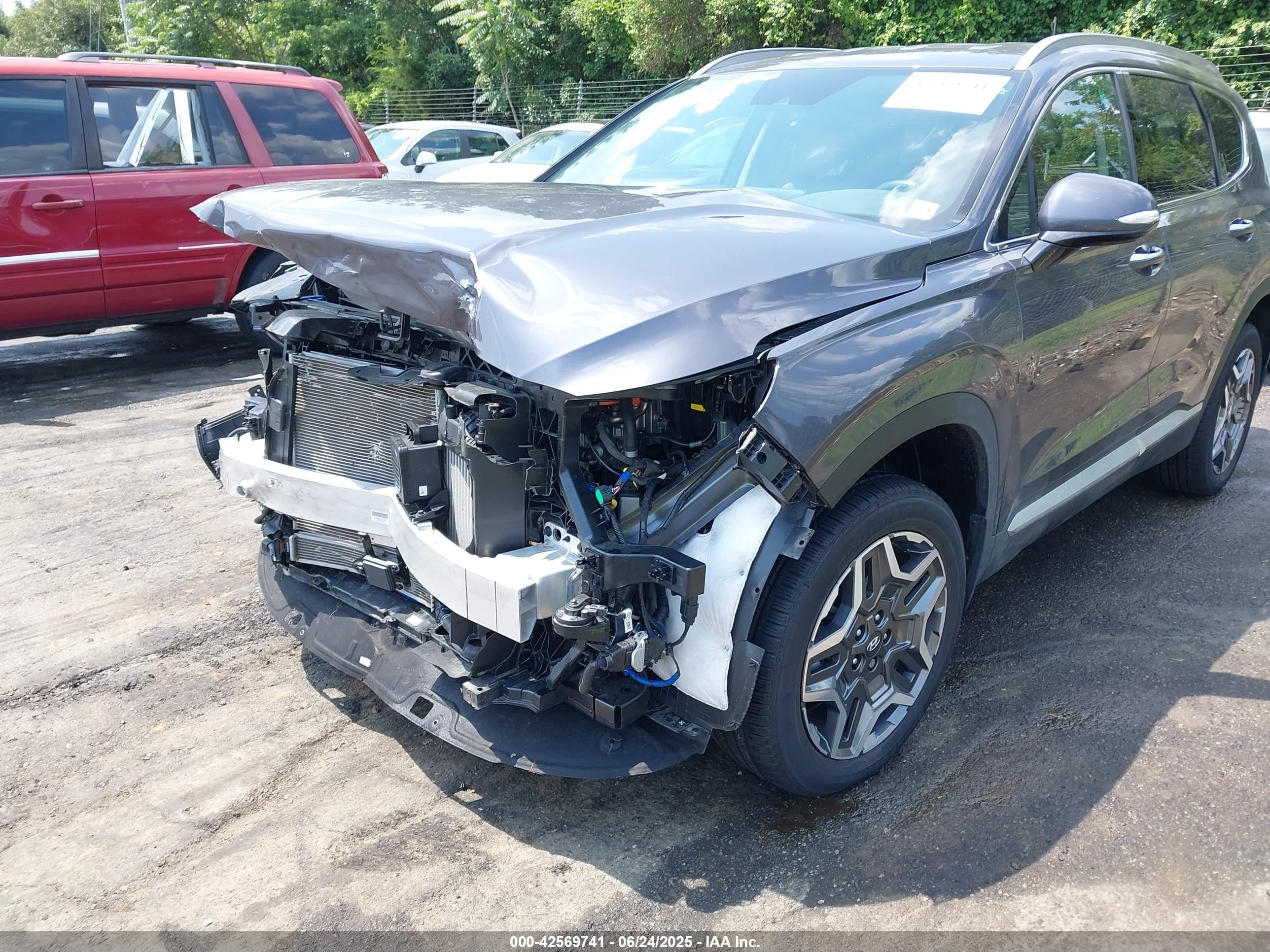2022 Hyundai Santa Fe Plug-in Hybrid Sel Convenience Gray vin: KM8S6DA25NU045560