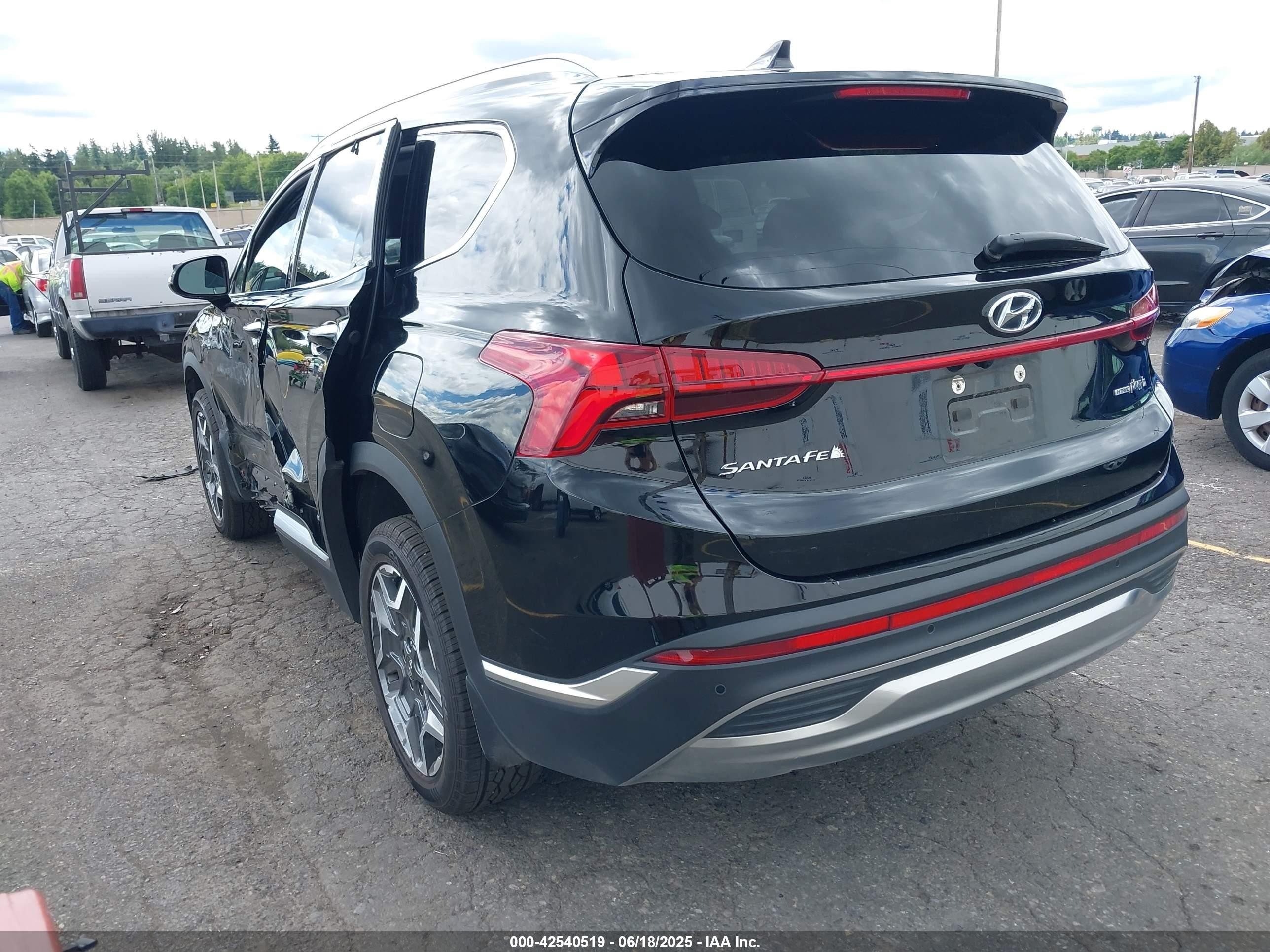 2022 Hyundai Santa Fe Plug-in Hybrid Sel Convenience Black vin: KM8S6DA26NU057684