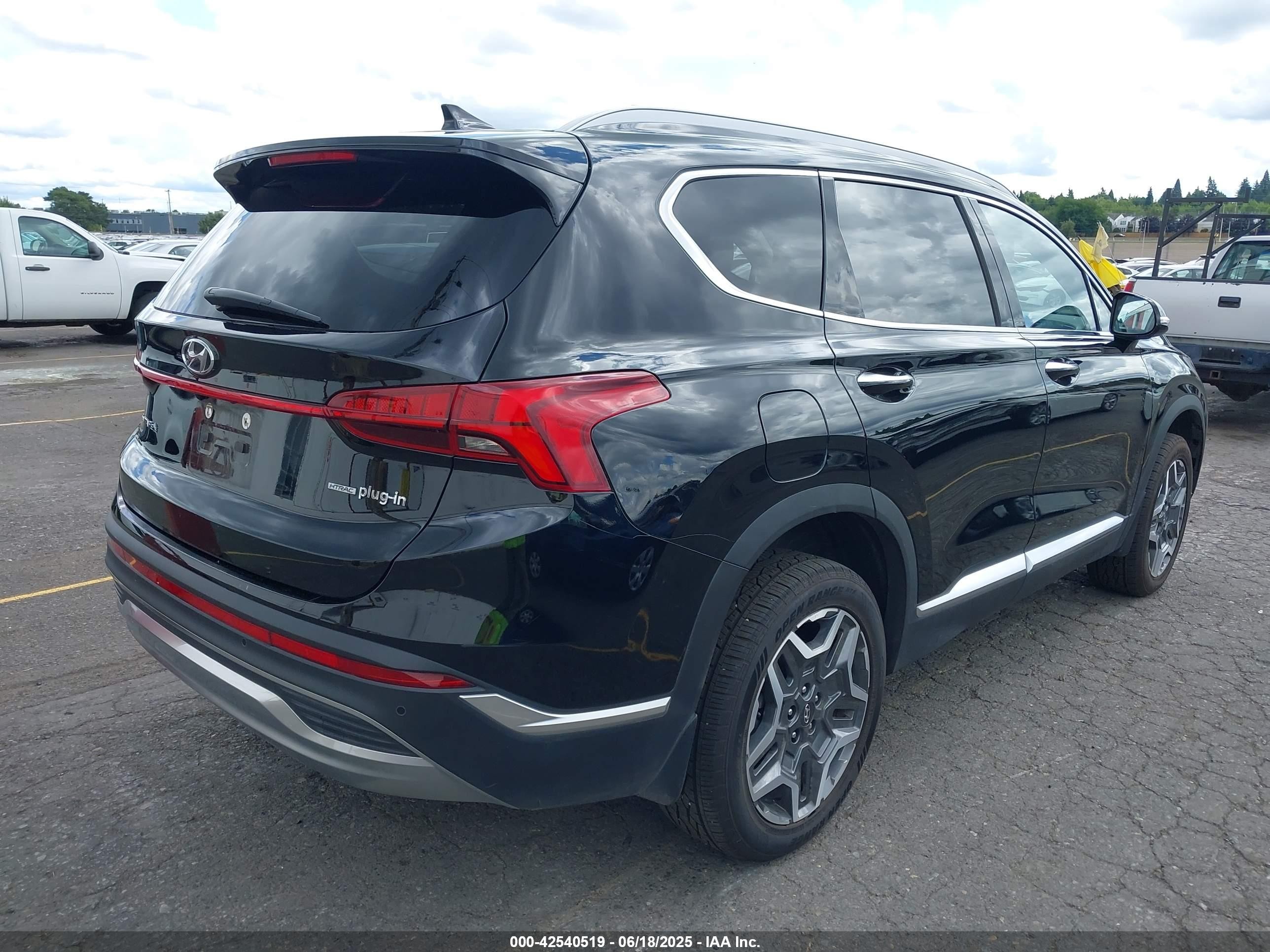 2022 Hyundai Santa Fe Plug-in Hybrid Sel Convenience Black vin: KM8S6DA26NU057684