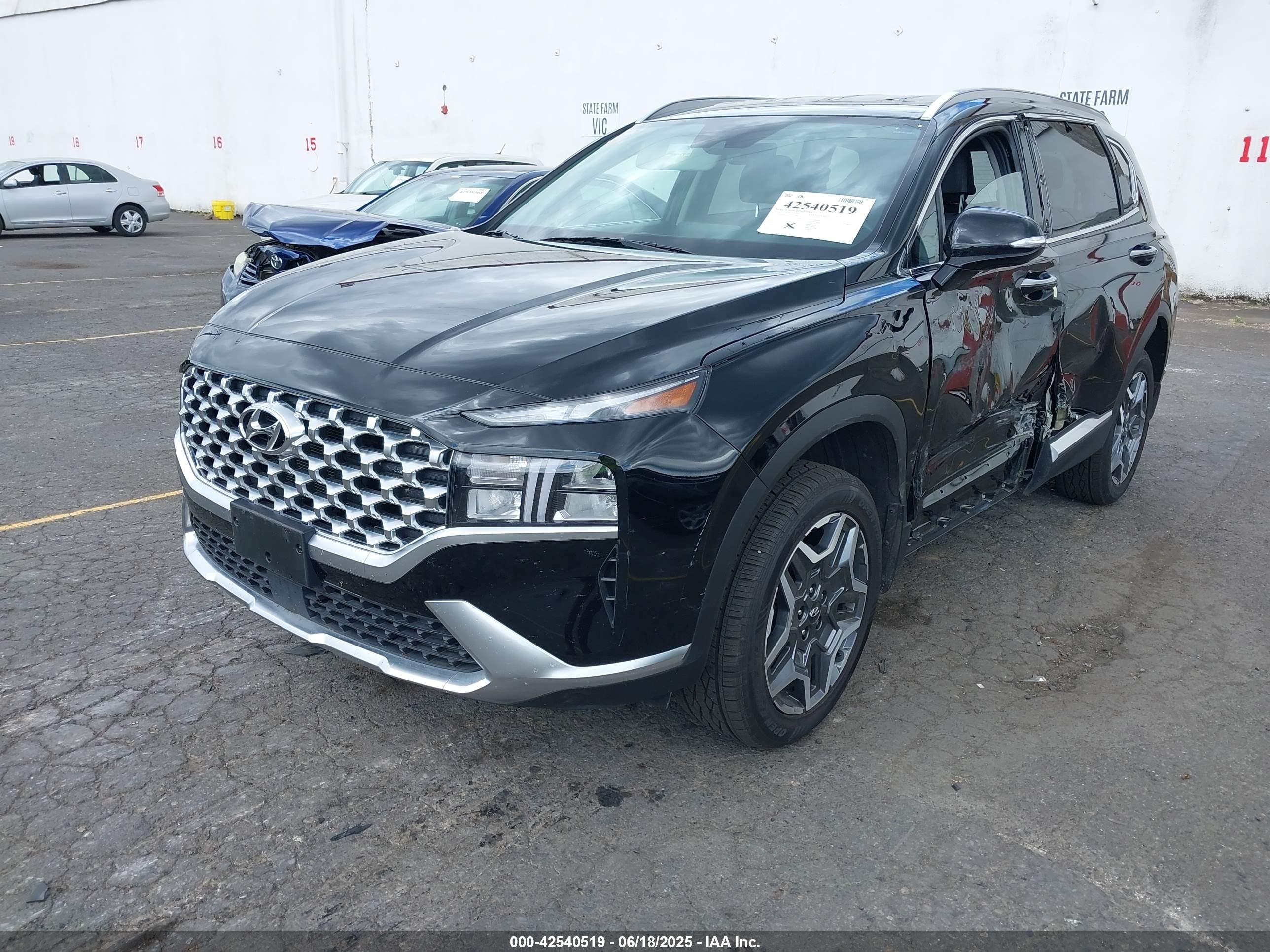 2022 Hyundai Santa Fe Plug-in Hybrid Sel Convenience Black vin: KM8S6DA26NU057684