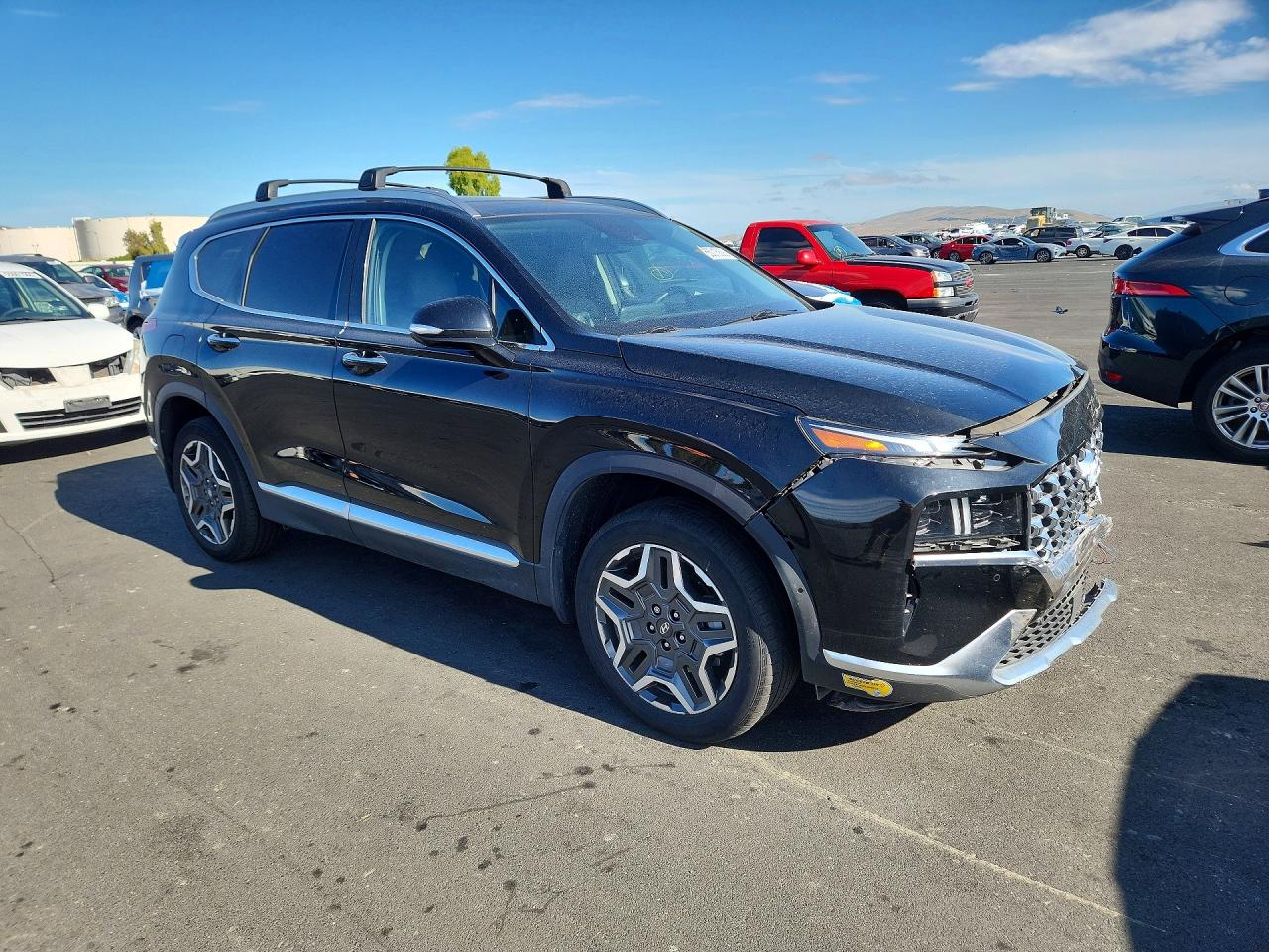 2022 Hyundai Santa Fe Limited Черный vin: KM8S7DA29NU029276