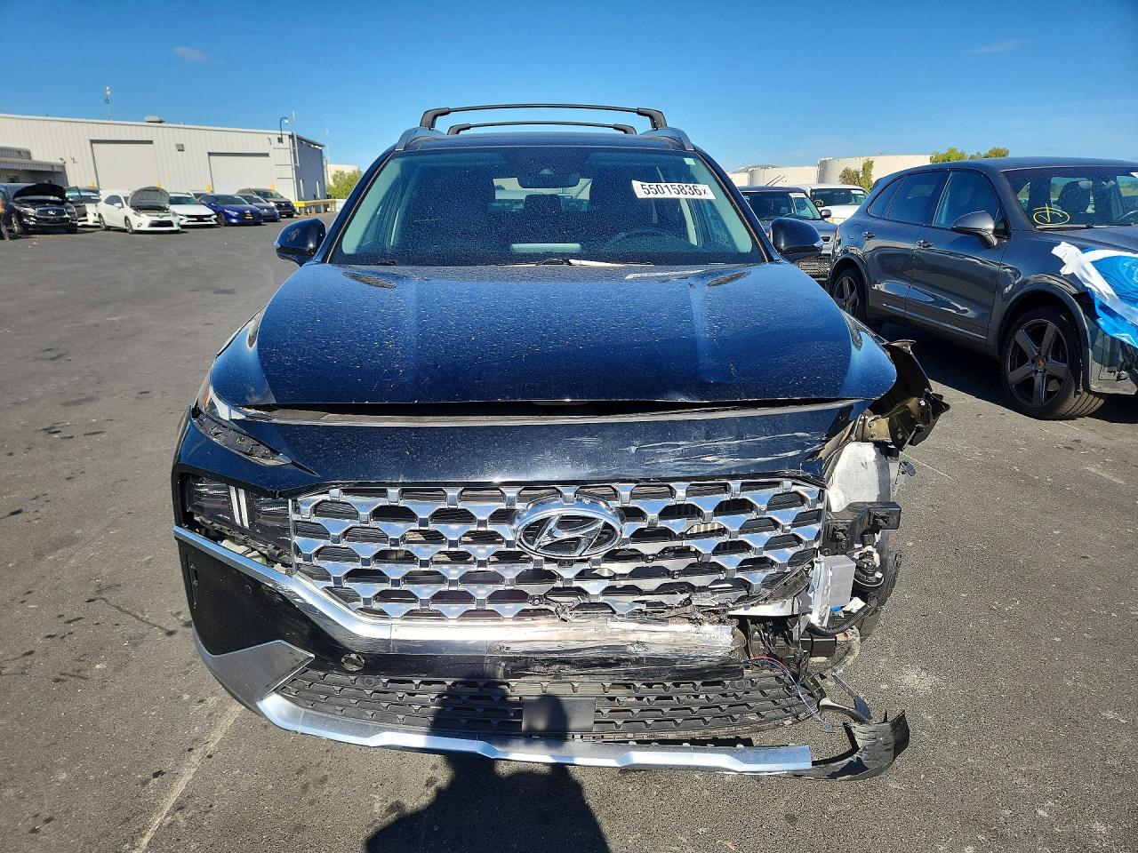 2022 Hyundai Santa Fe Limited Черный vin: KM8S7DA29NU029276