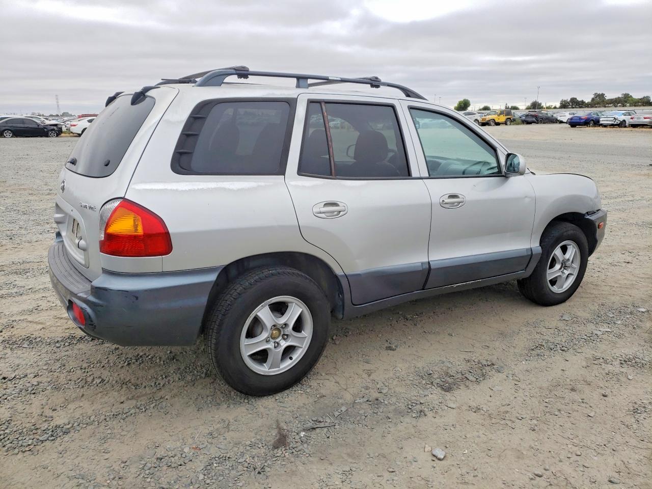 2004 Hyundai Santa Fe Base Silver vin: KM8SB12B04U772404