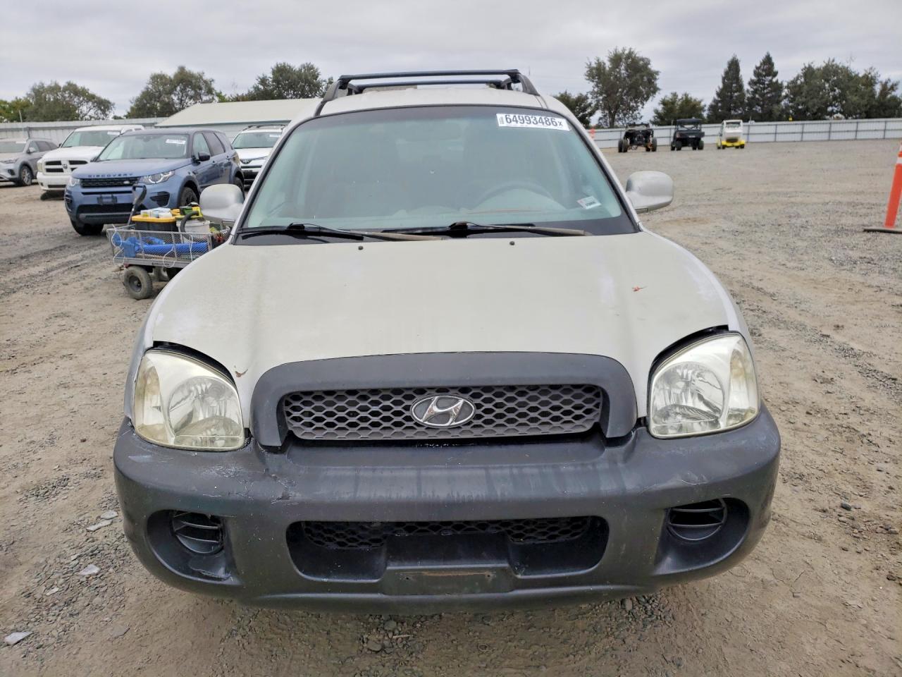 2004 Hyundai Santa Fe Base Silver vin: KM8SB12B04U772404