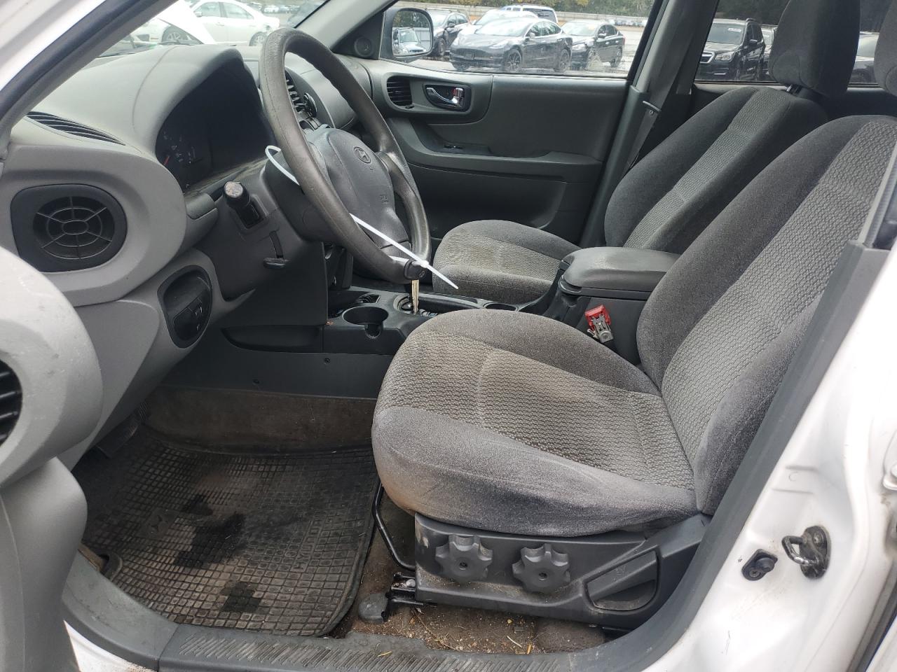 2003 Hyundai Santa Fe Gl White vin: KM8SB12B13U415361