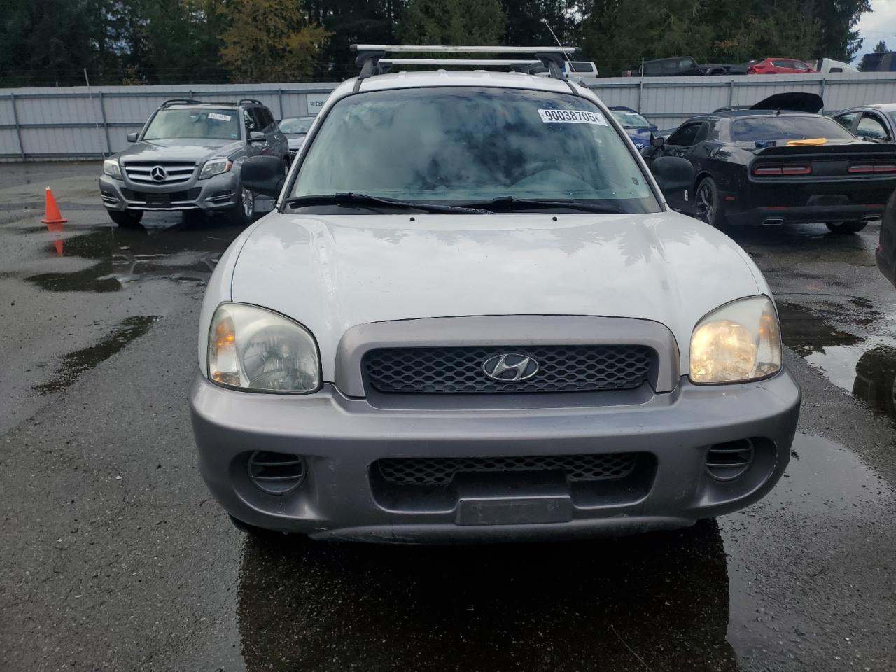 2003 Hyundai Santa Fe Gl White vin: KM8SB12B13U415361