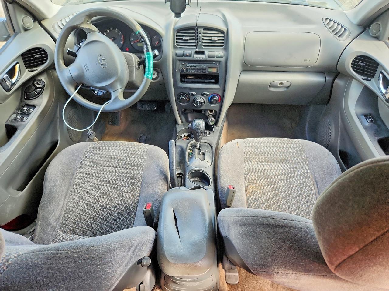 2004 Hyundai Santa Fe Gl Black vin: KM8SB12B24U665922