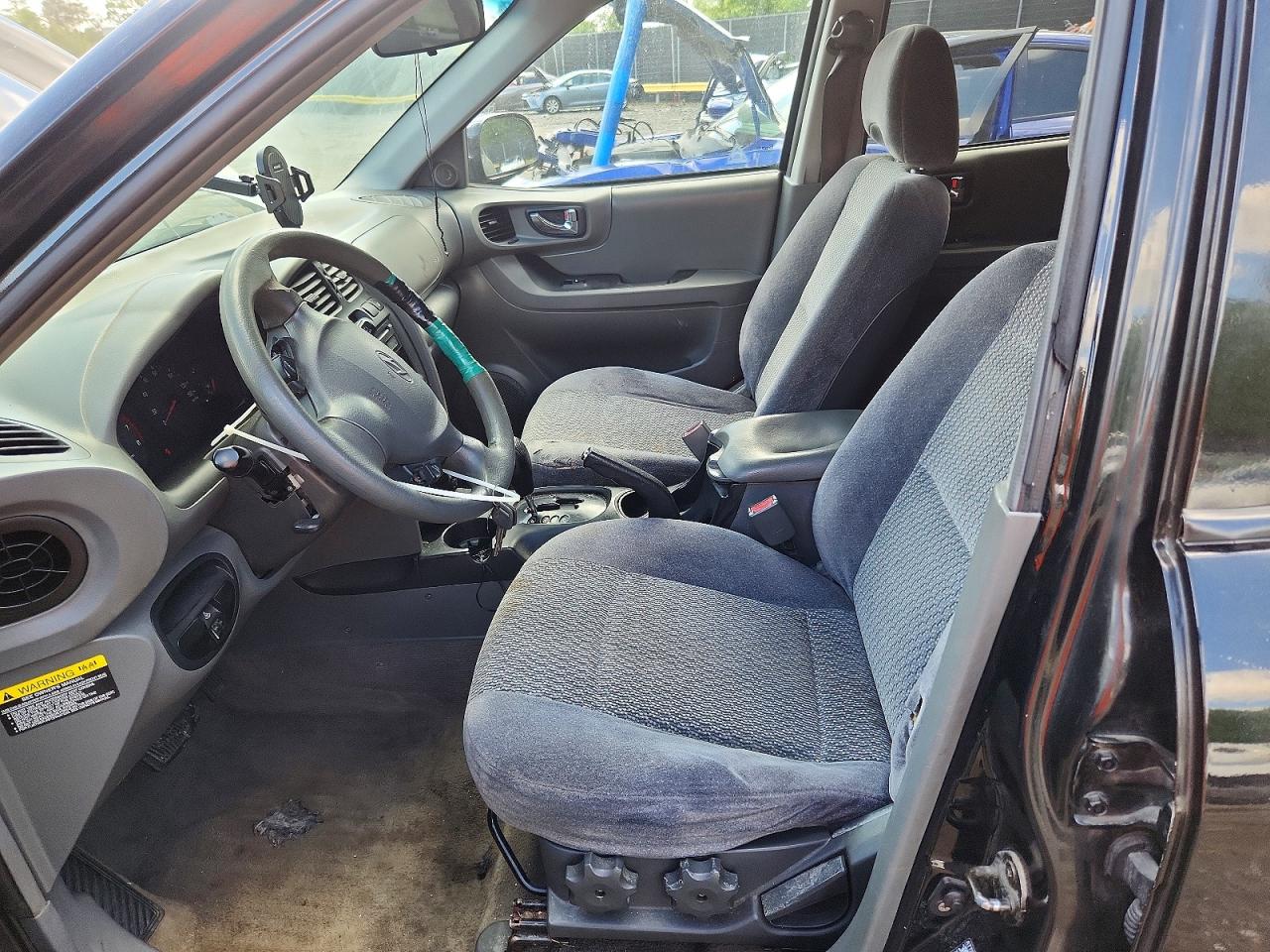 2004 Hyundai Santa Fe Gl Black vin: KM8SB12B24U665922