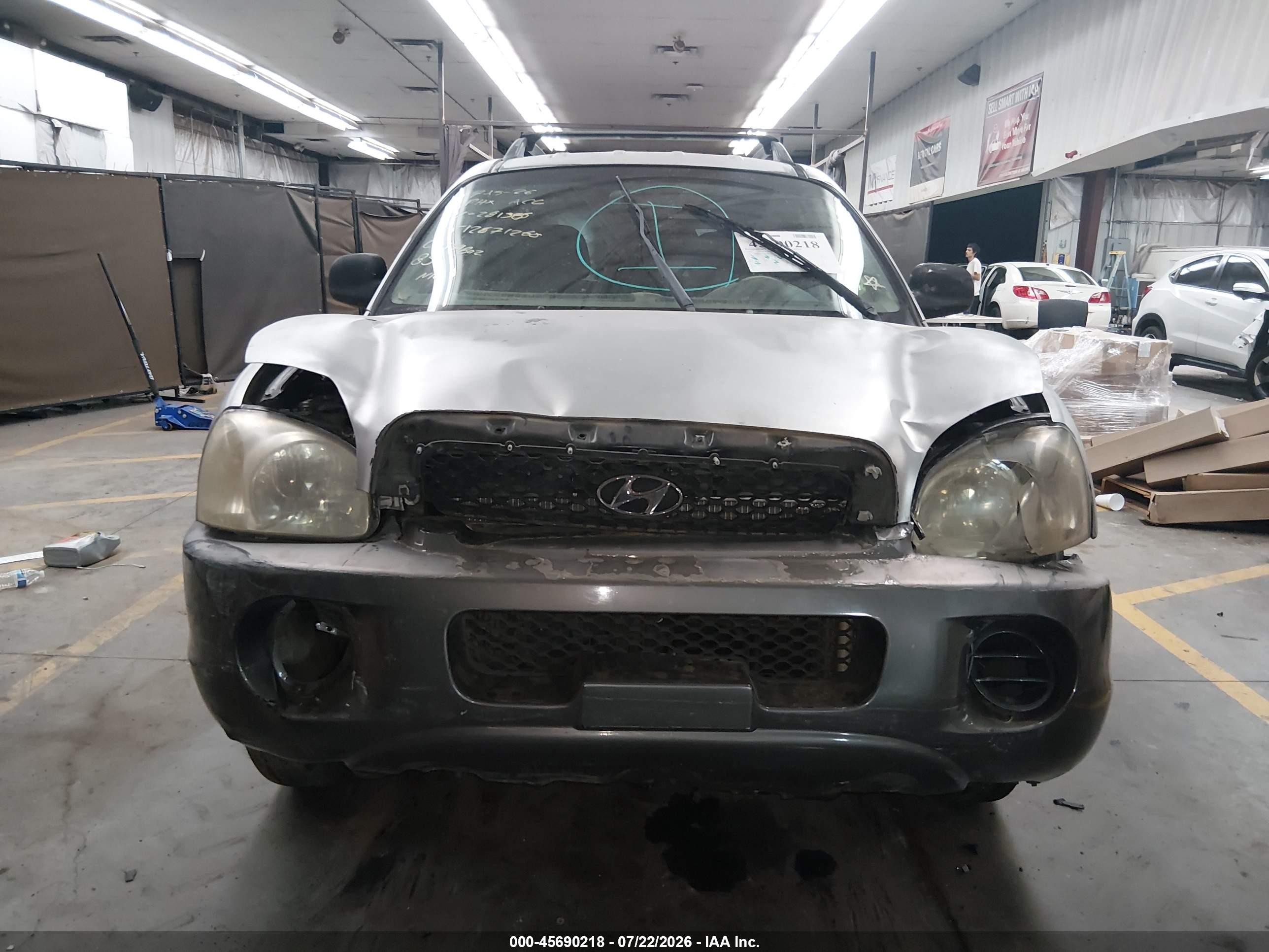 2002 Hyundai Santa Fe   Silver vin: KM8SB12B32U281385