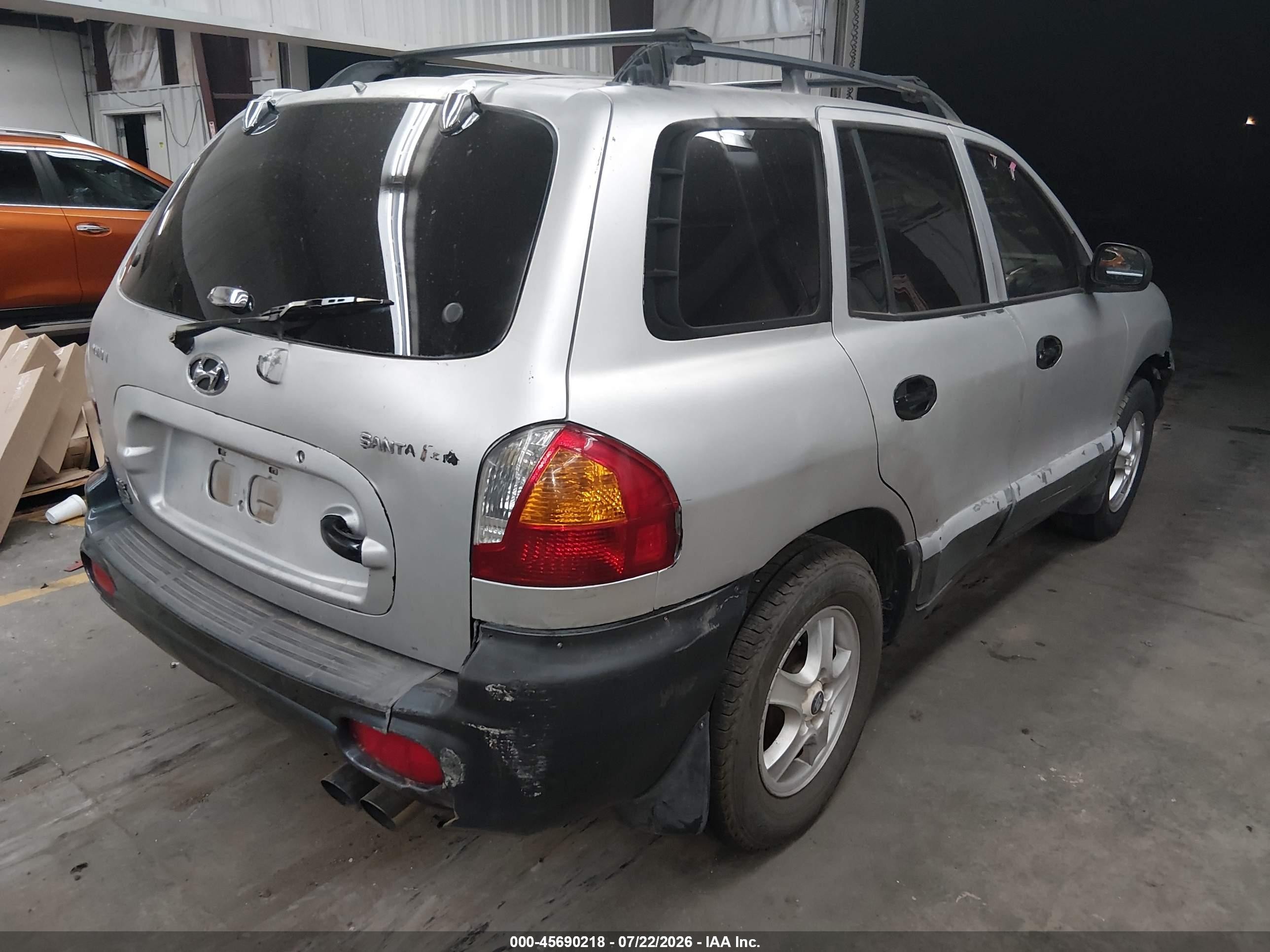 2002 Hyundai Santa Fe   Silver vin: KM8SB12B32U281385