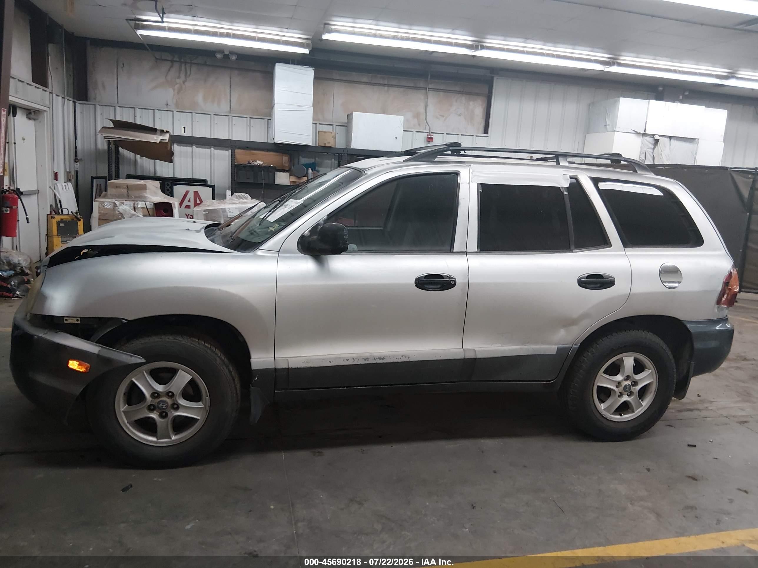 2002 Hyundai Santa Fe   Silver vin: KM8SB12B32U281385