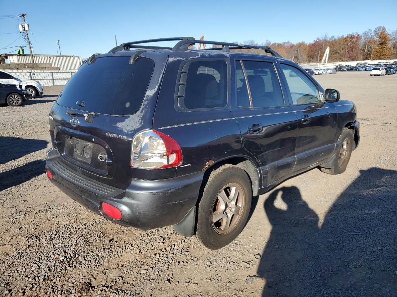 2004 Hyundai Santa Fe Gl Синий vin: KM8SB12B34U672605