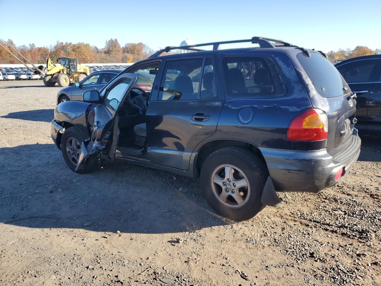 2004 Hyundai Santa Fe Gl Синий vin: KM8SB12B34U672605