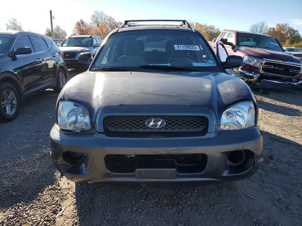 2004 Hyundai Santa Fe Gl Синий vin: KM8SB12B34U672605