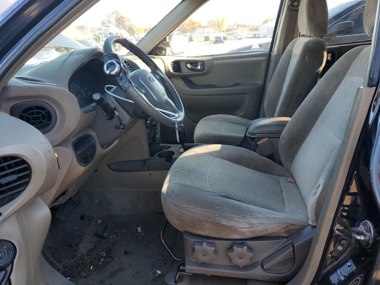 2004 Hyundai Santa Fe Gl Синий vin: KM8SB12B34U672605