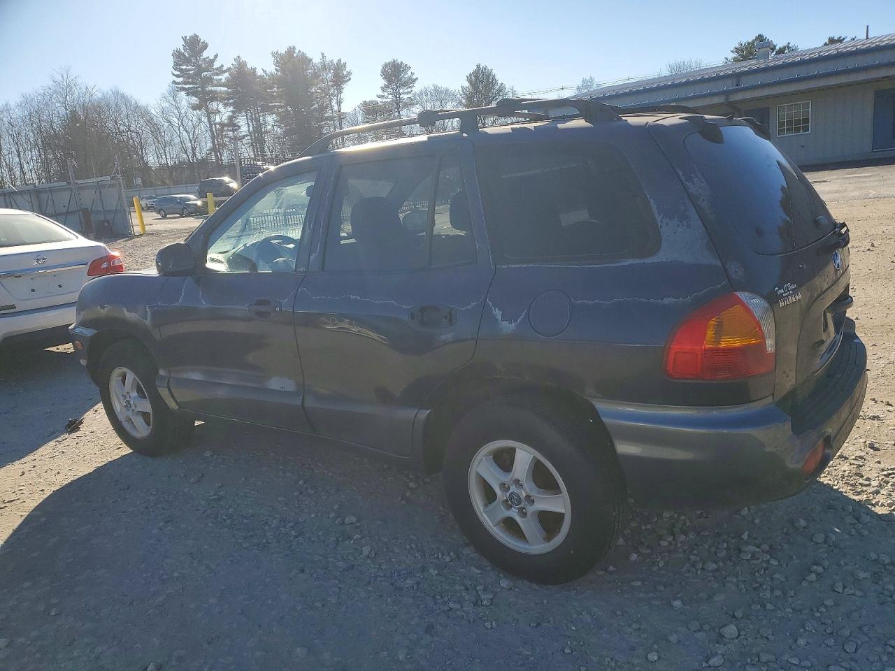 2004 Hyundai Santa Fe Gl Blue vin: KM8SB12B44U686478