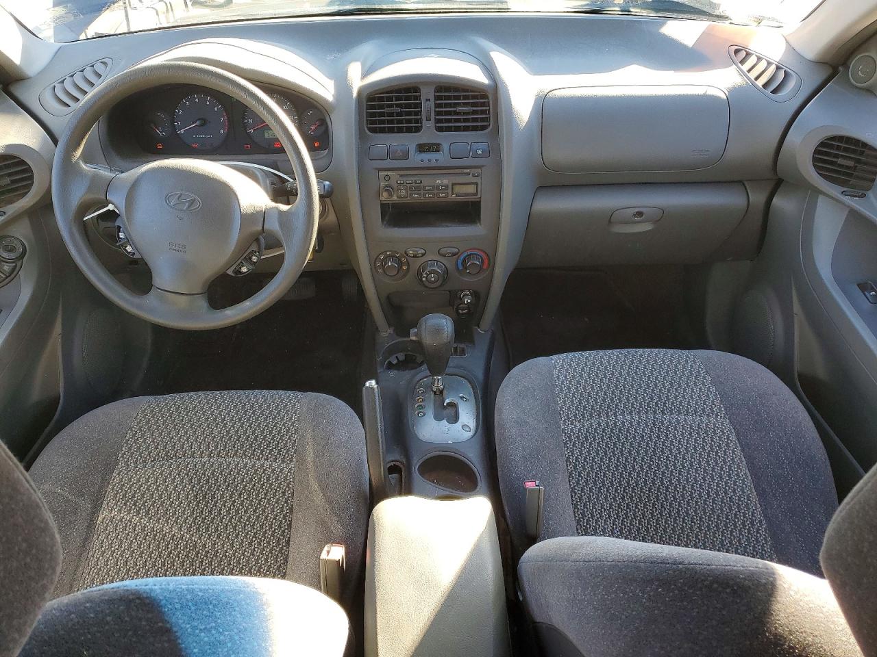 2004 Hyundai Santa Fe Gl Blue vin: KM8SB12B44U686478