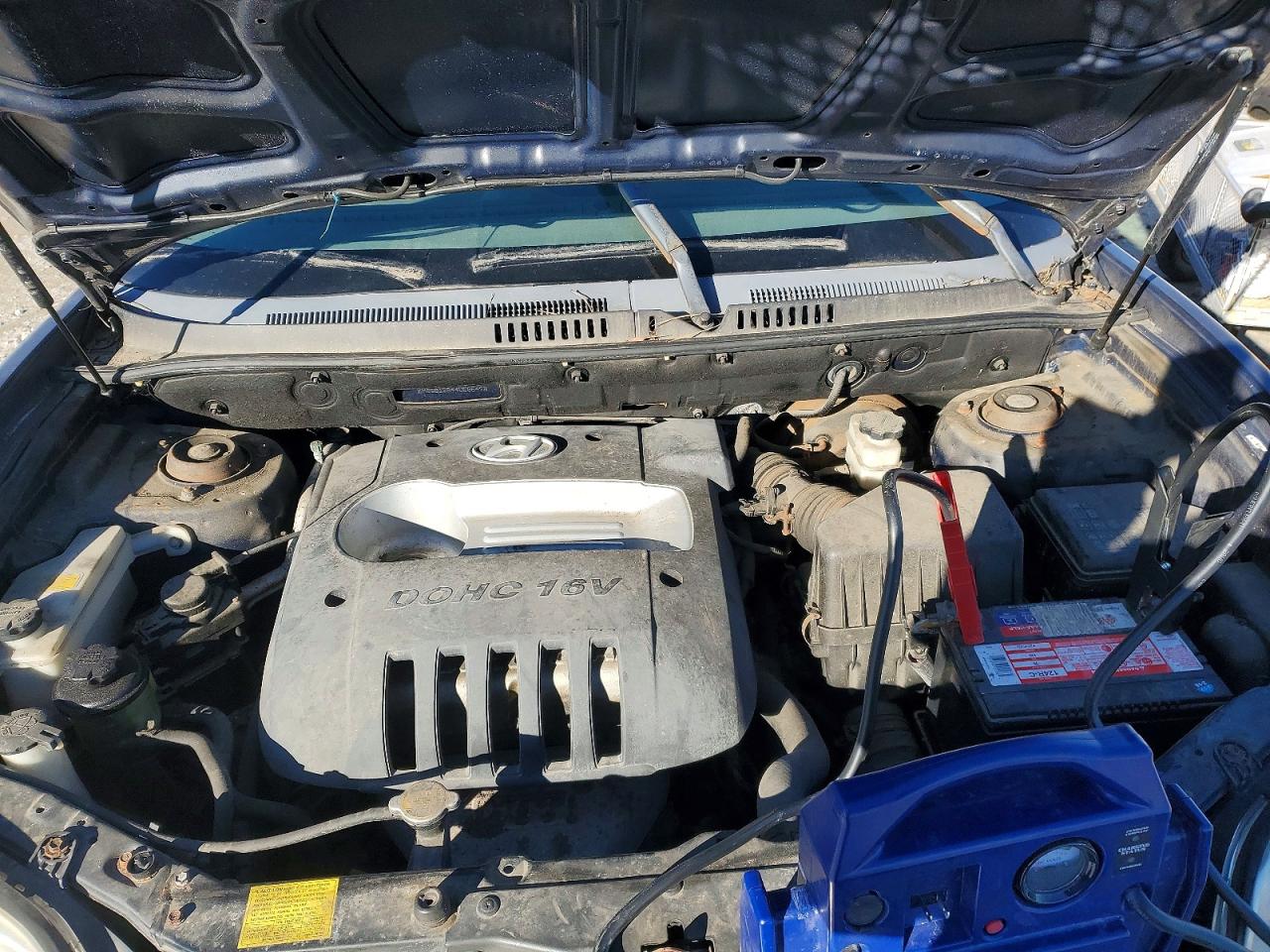 2004 Hyundai Santa Fe Gl Blue vin: KM8SB12B44U686478