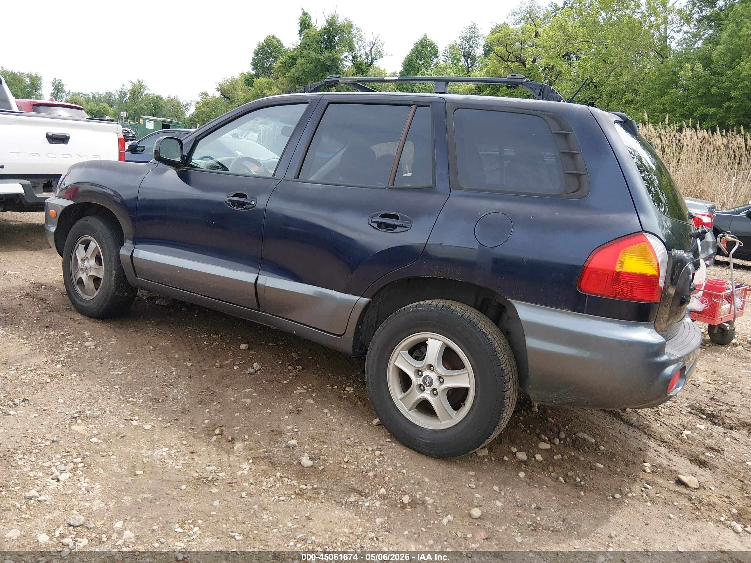 2004 Hyundai Santa Fe   Black vin: KM8SB12B44U797032