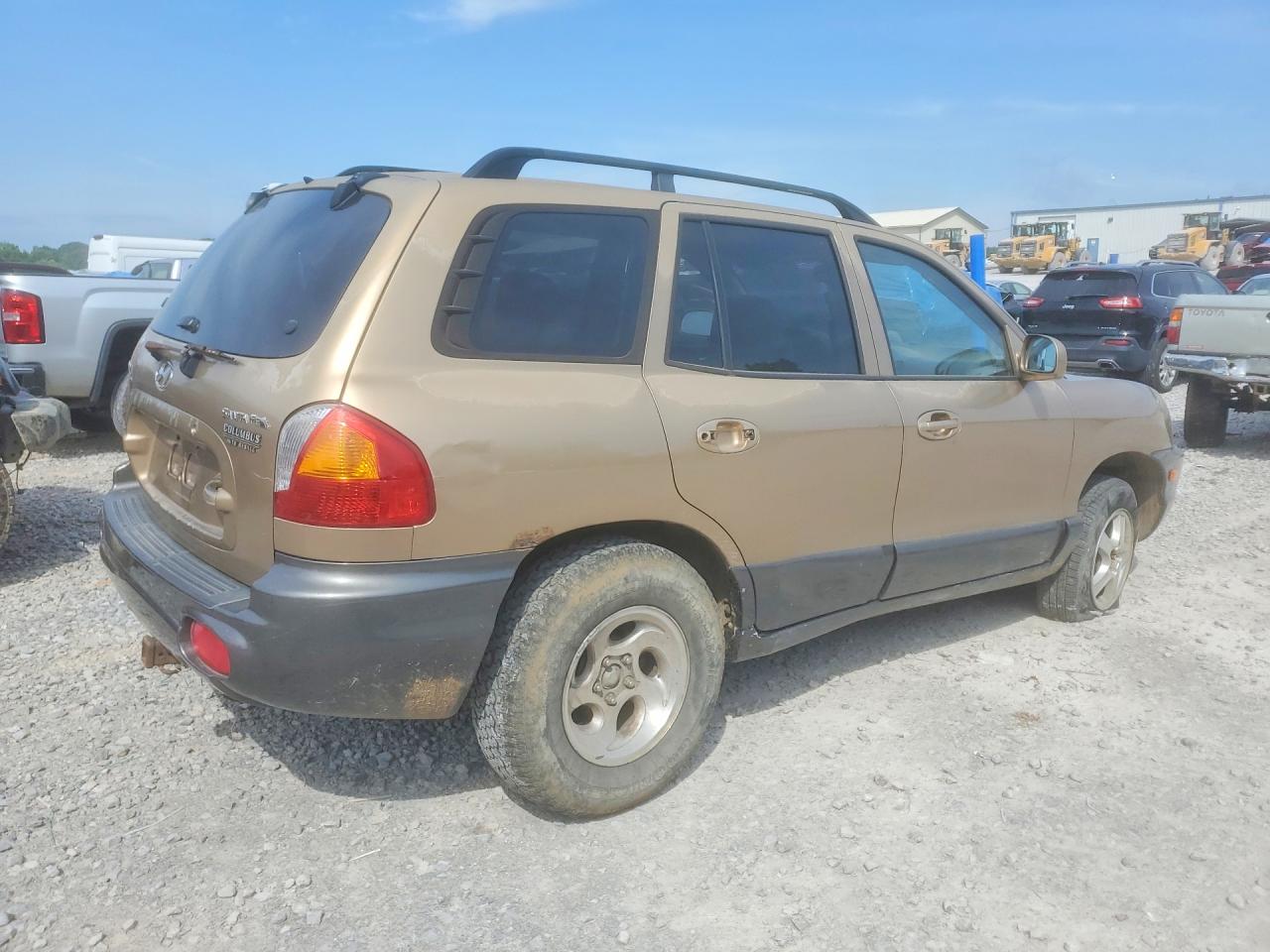 2003 Hyundai Santa Fe Gold vin: KM8SB12B63U429370
