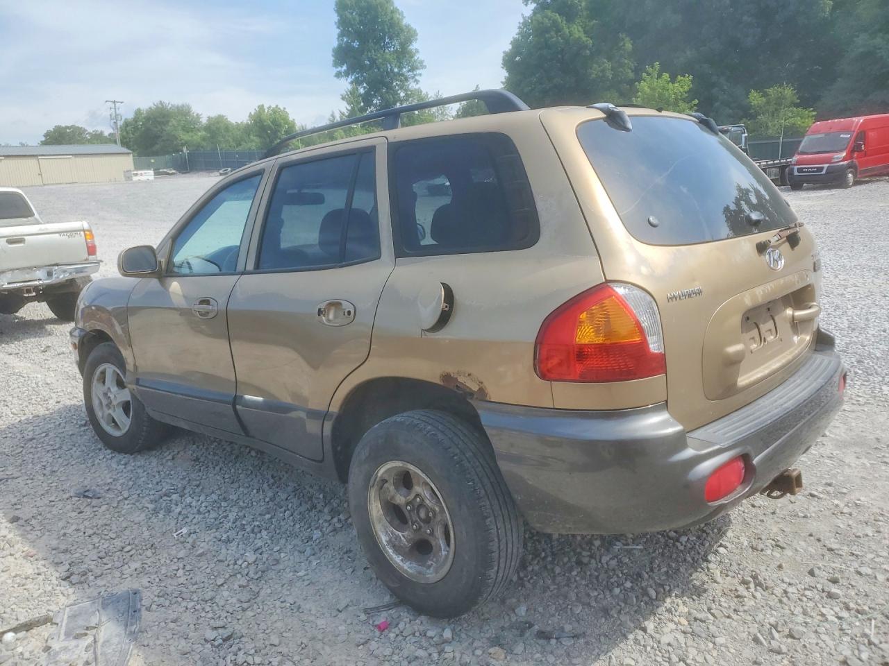 2003 Hyundai Santa Fe Gold vin: KM8SB12B63U429370
