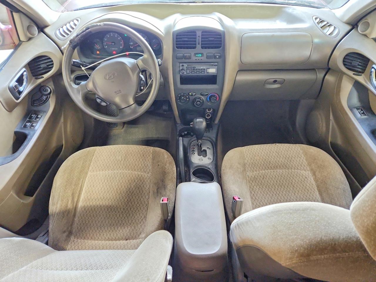 2004 Hyundai Santa Fe Gl Burgundy vin: KM8SB12B64U610793