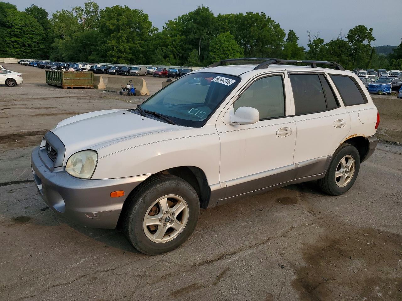2004 Hyundai Santa Fe Base White vin: KM8SB12B74U819136